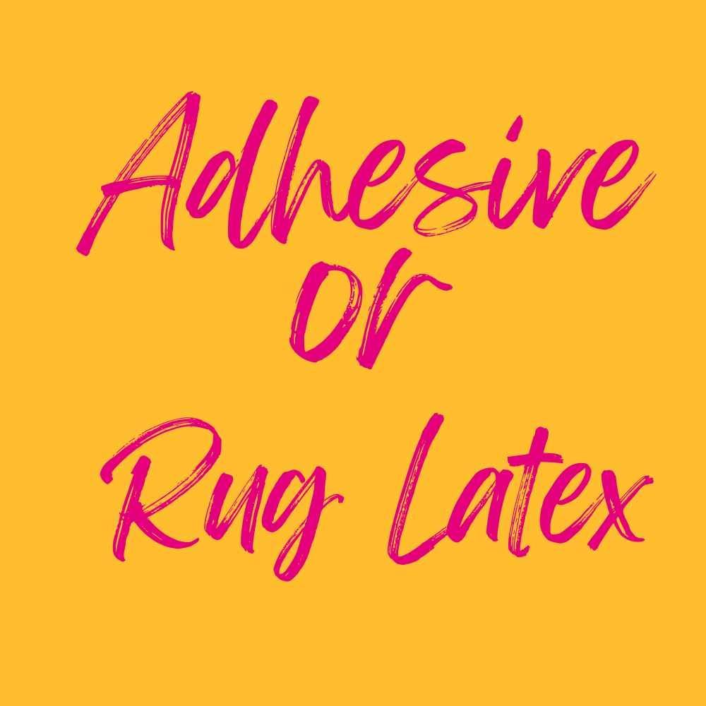 Adhesive/ Rug Latex