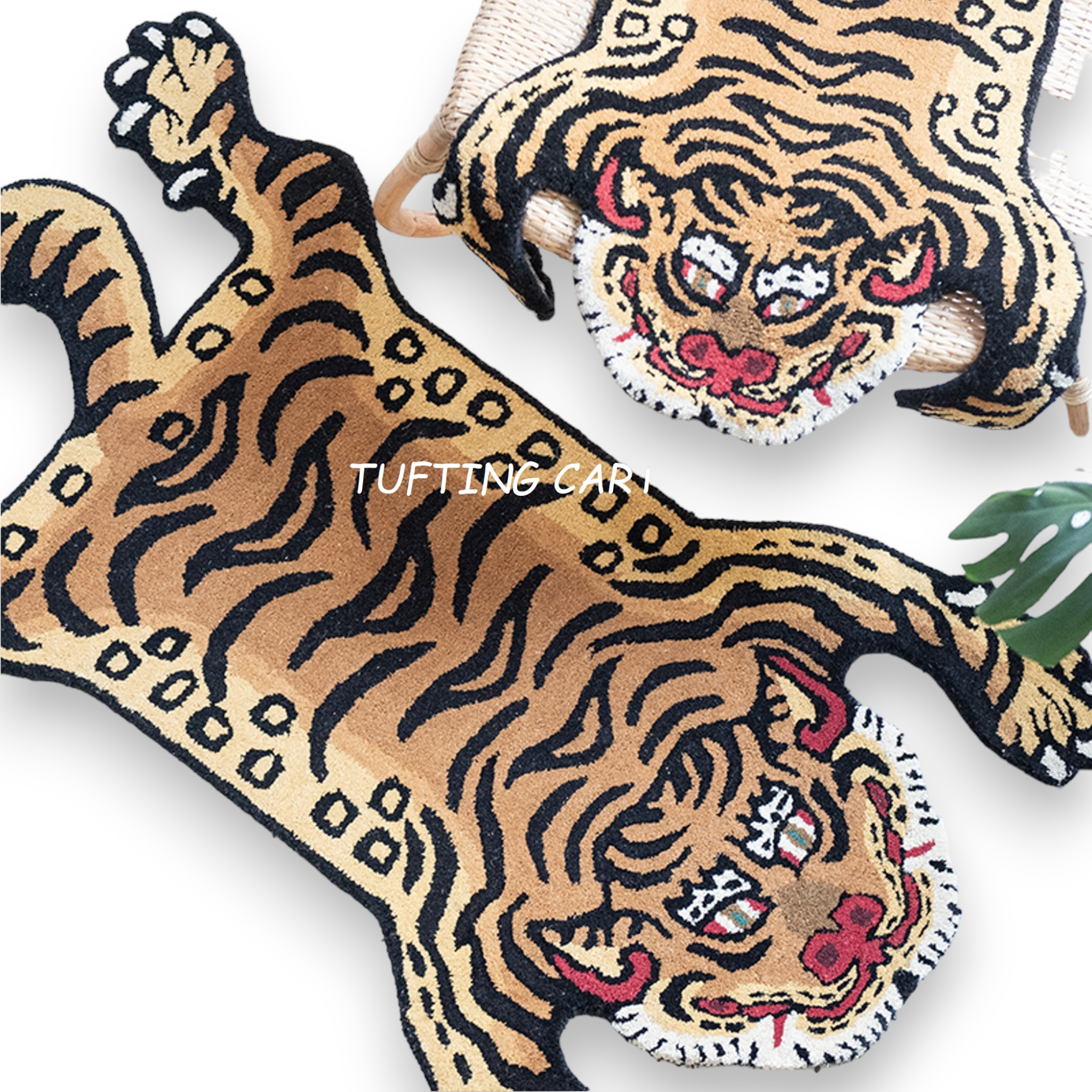 Tibetan Tiger Golden Kris Tufted Woolen Tibetan Rug - Golden Kris Color