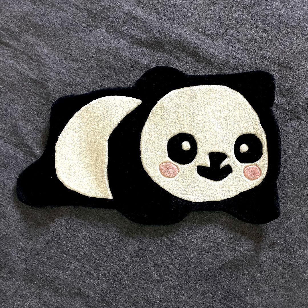 Cute Panda Customized Rug