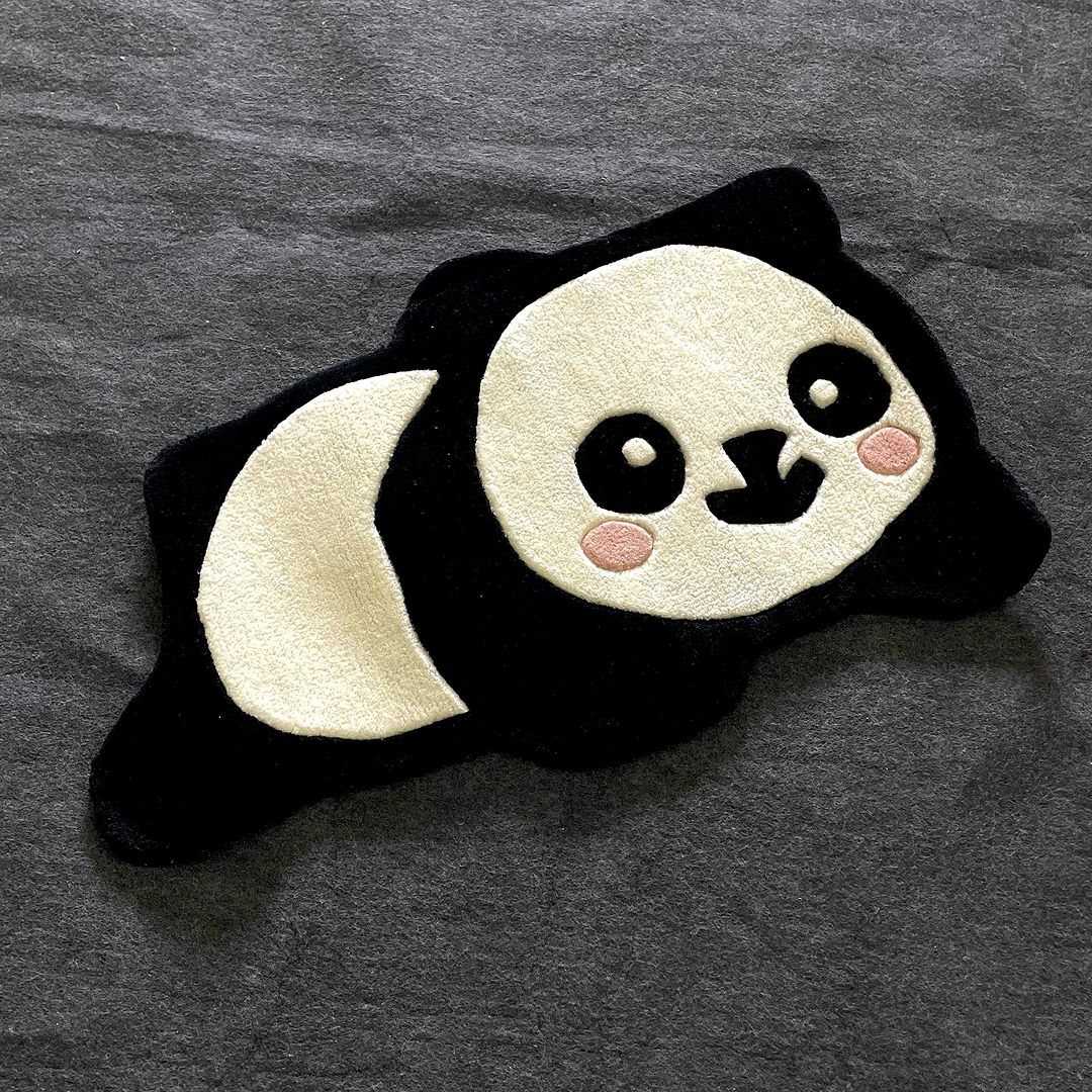 Cute Panda Customized Rug