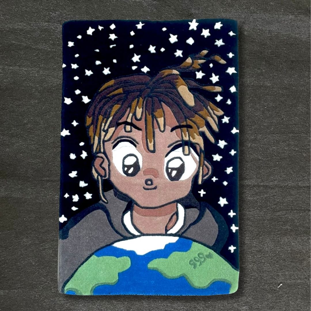 Juice Wrld Customized Rug