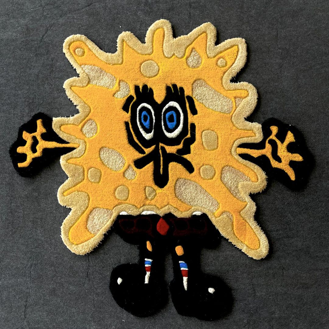 Funny Multicolor Hand Tufted Customised Rug