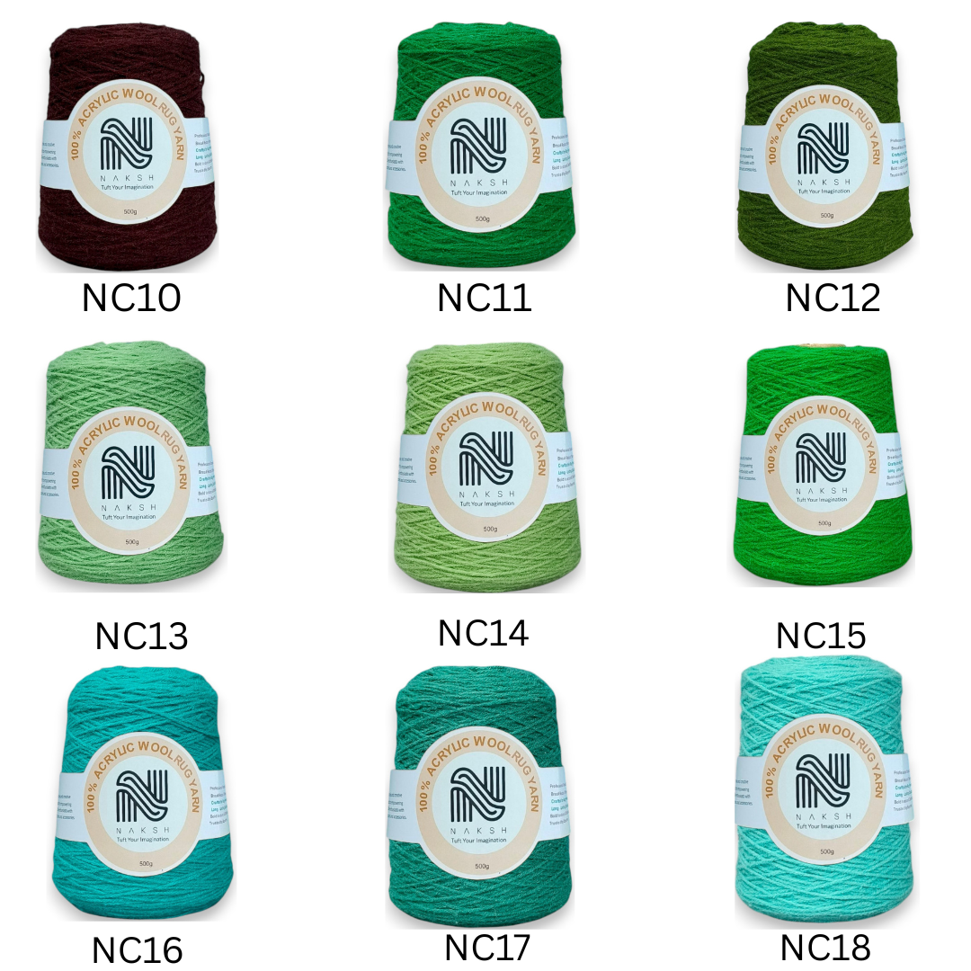 Acrylic Yarn – 4 Ply Soft & Durable Knitting and Tufting Yarn for Rugs, Crafts & DIY Projects