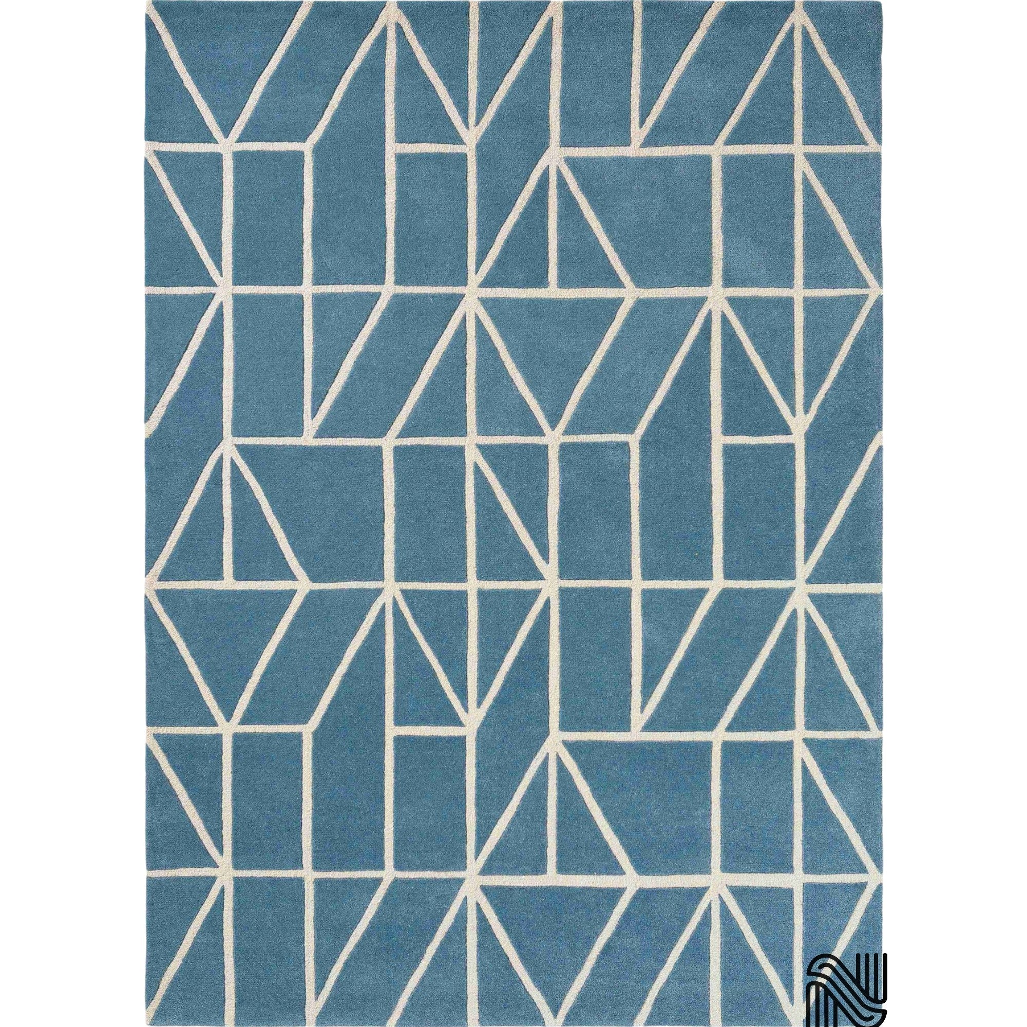 Modern Geometric Wool Rug | Hand Tufted 100% NZ Wool | Perfect Housewarming Gift | Stylish Handmade Area Carpet for New Homes
