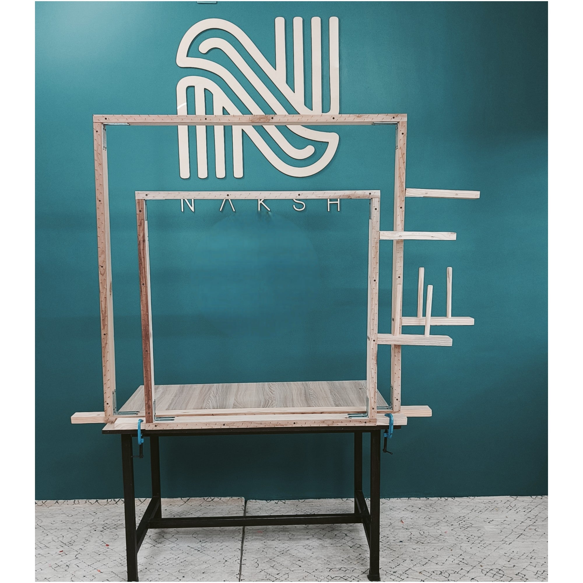 Professional Carpet Tufting Wooden Frame