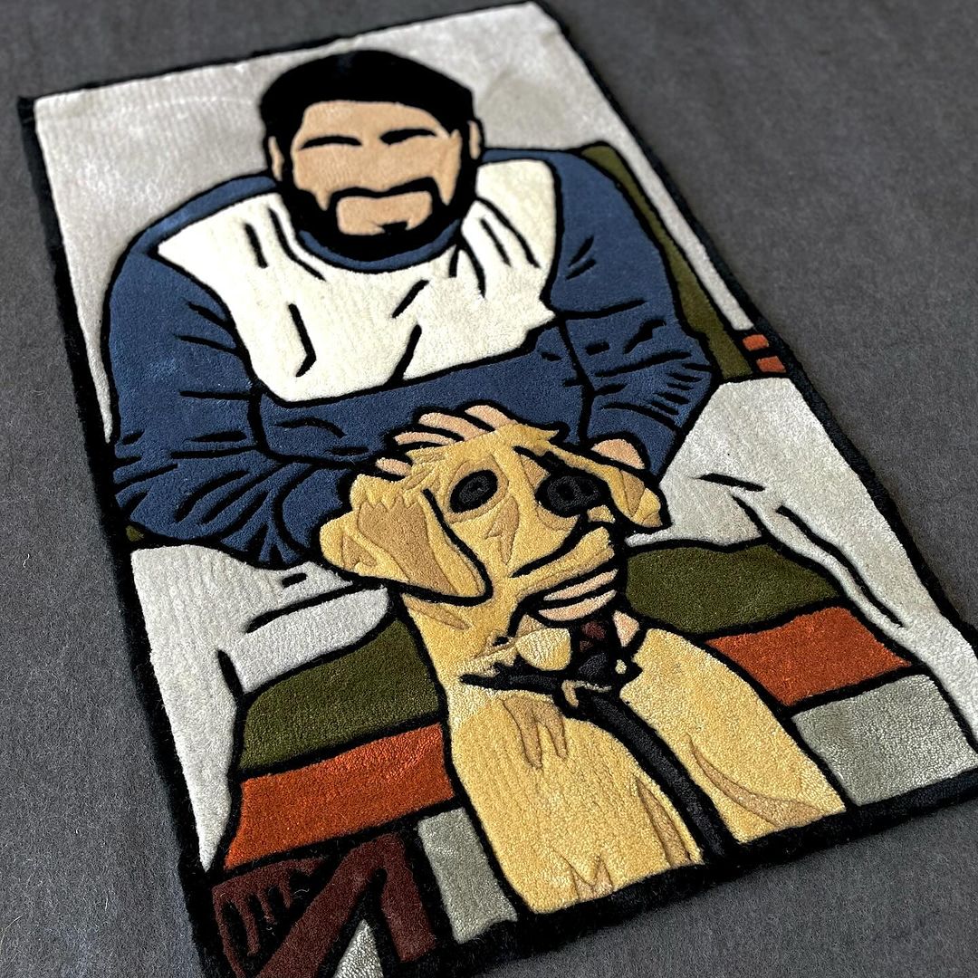 Multicolor Hand Tufted Customized Rug