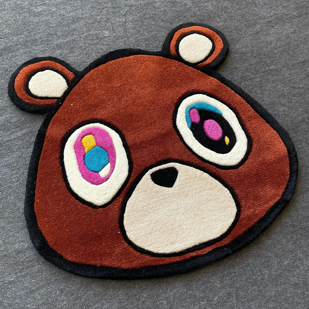 Graduation Bear Customized Rug 60x60CM