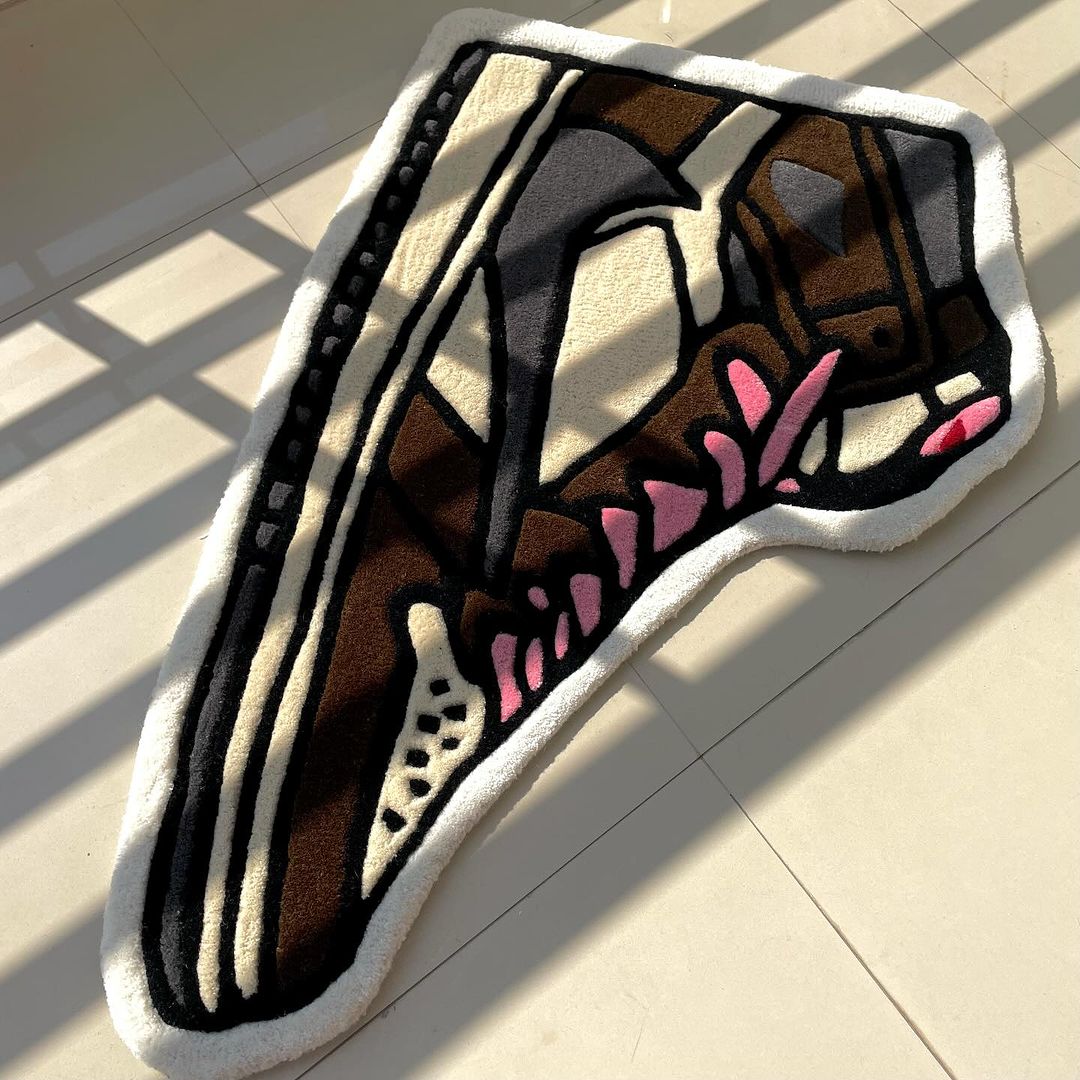 Customized Shoes Hand Tufted Rug