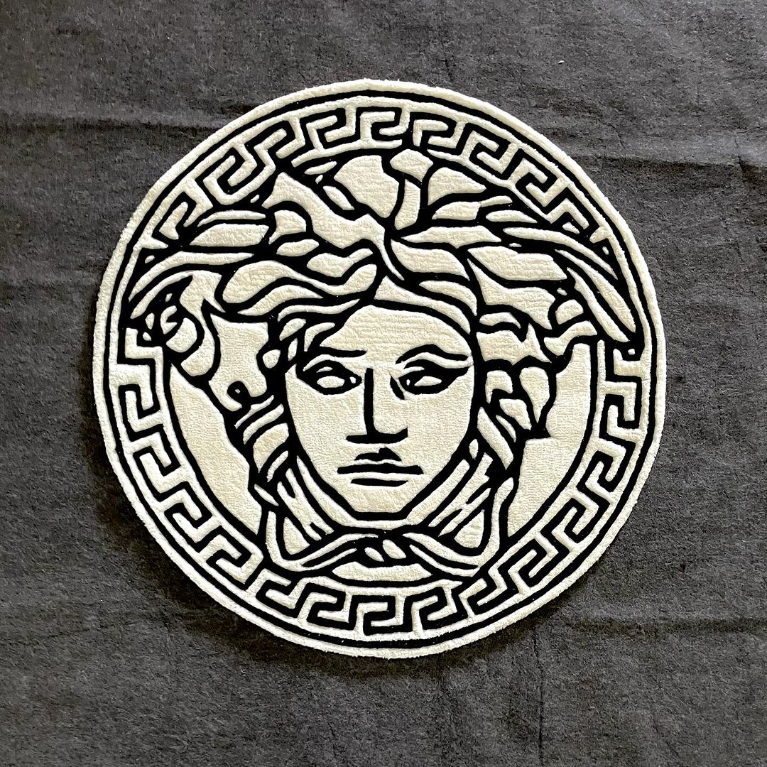 Beautiful Customized Round Shape Hand Tufted Rug 60x60 CM