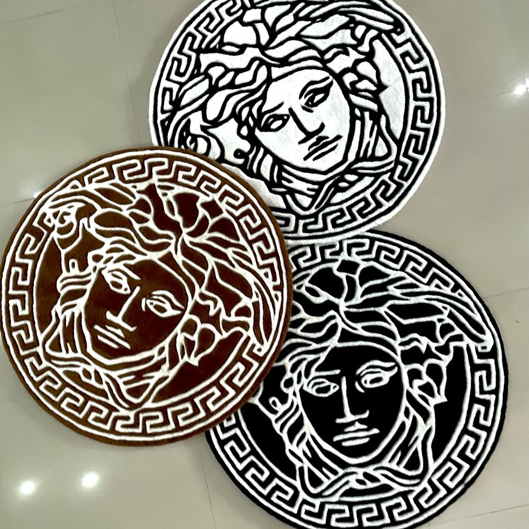 Beautiful Customized Round Shape Hand Tufted Rug 60x60 CM