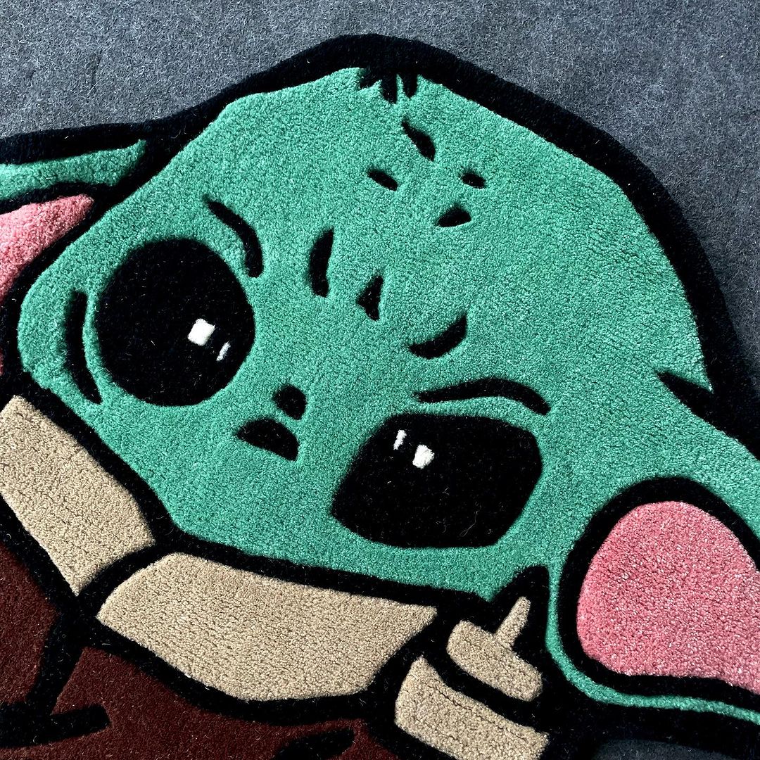 Baby Yoda Customized Rug