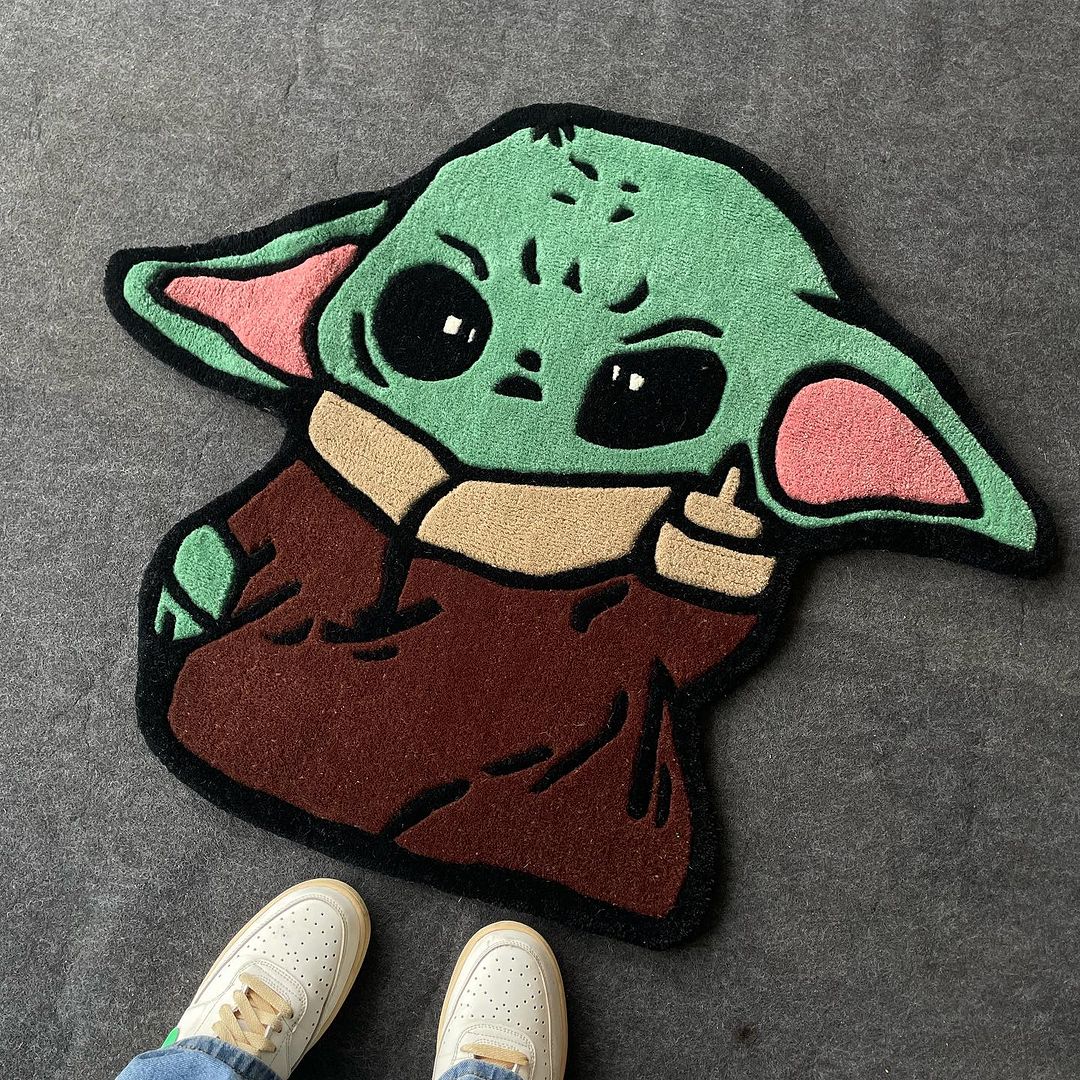 Baby Yoda Customized Rug