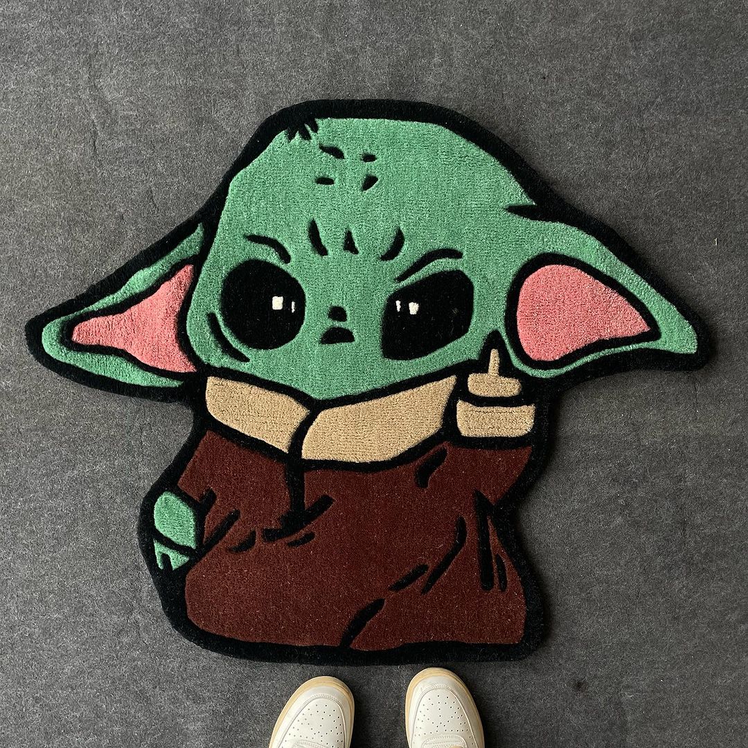 Baby Yoda Customized Rug