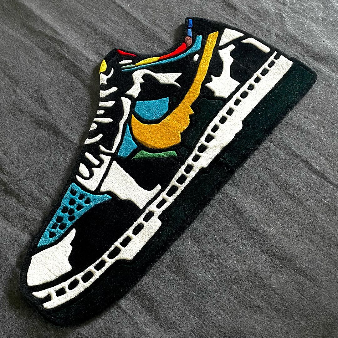 Multicolored Shoes Customized Rug