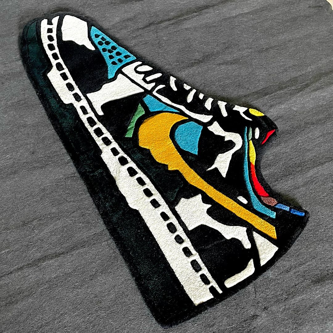 Multicolored Shoes Customized Rug