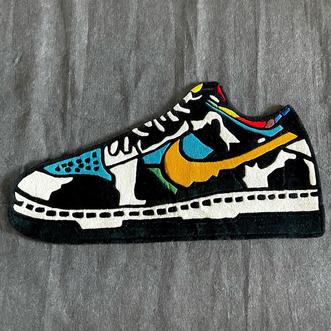 Multicolored Shoes Customized Rug