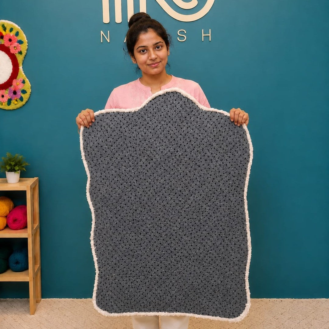 Premium Polyester Anti-Skid Backing Fabric for Rugs | Non-Slip Secondary Backing | Naksh Carpets