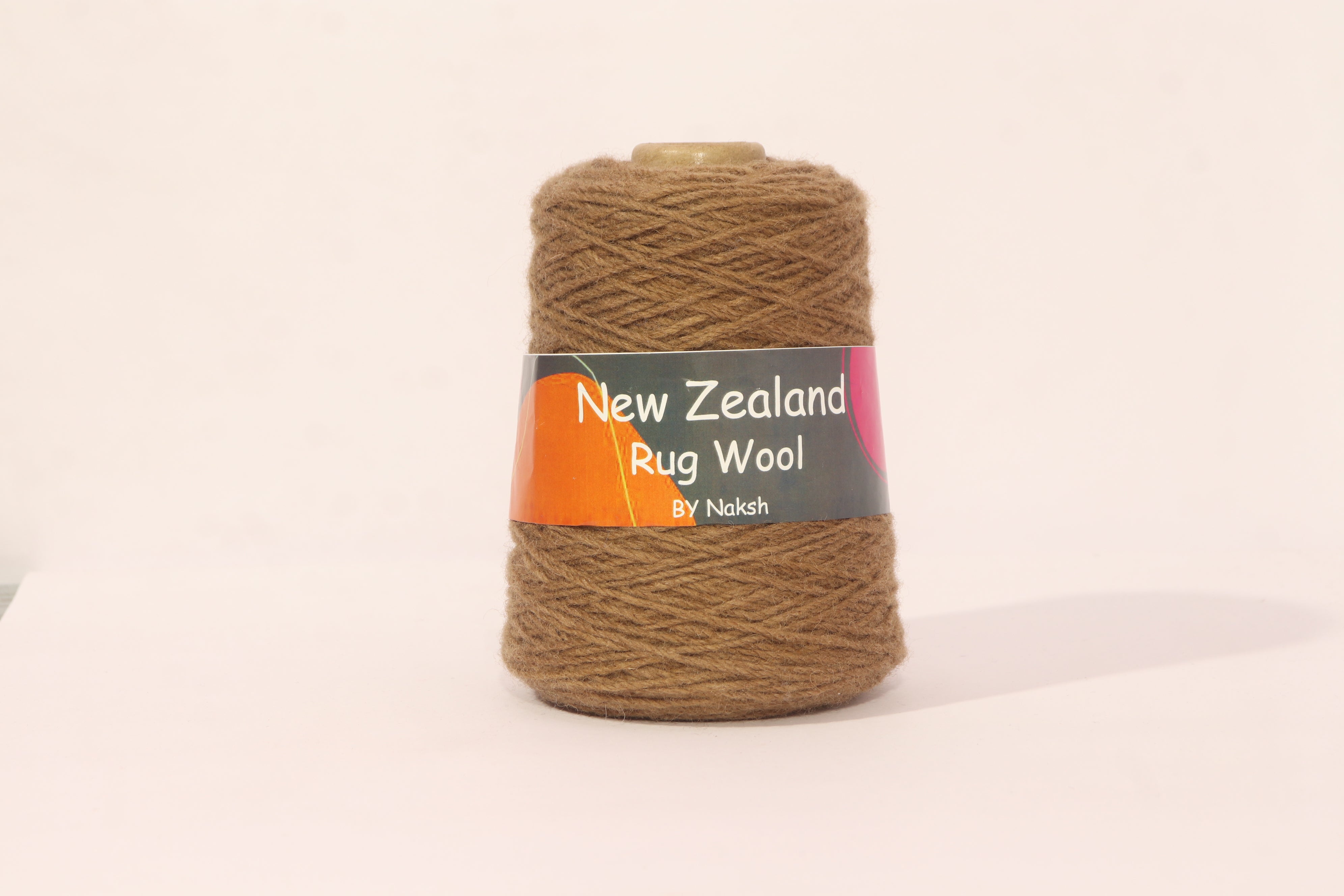 3ply NZ Tufting Wool Yarn - (17-Camel)/450gram