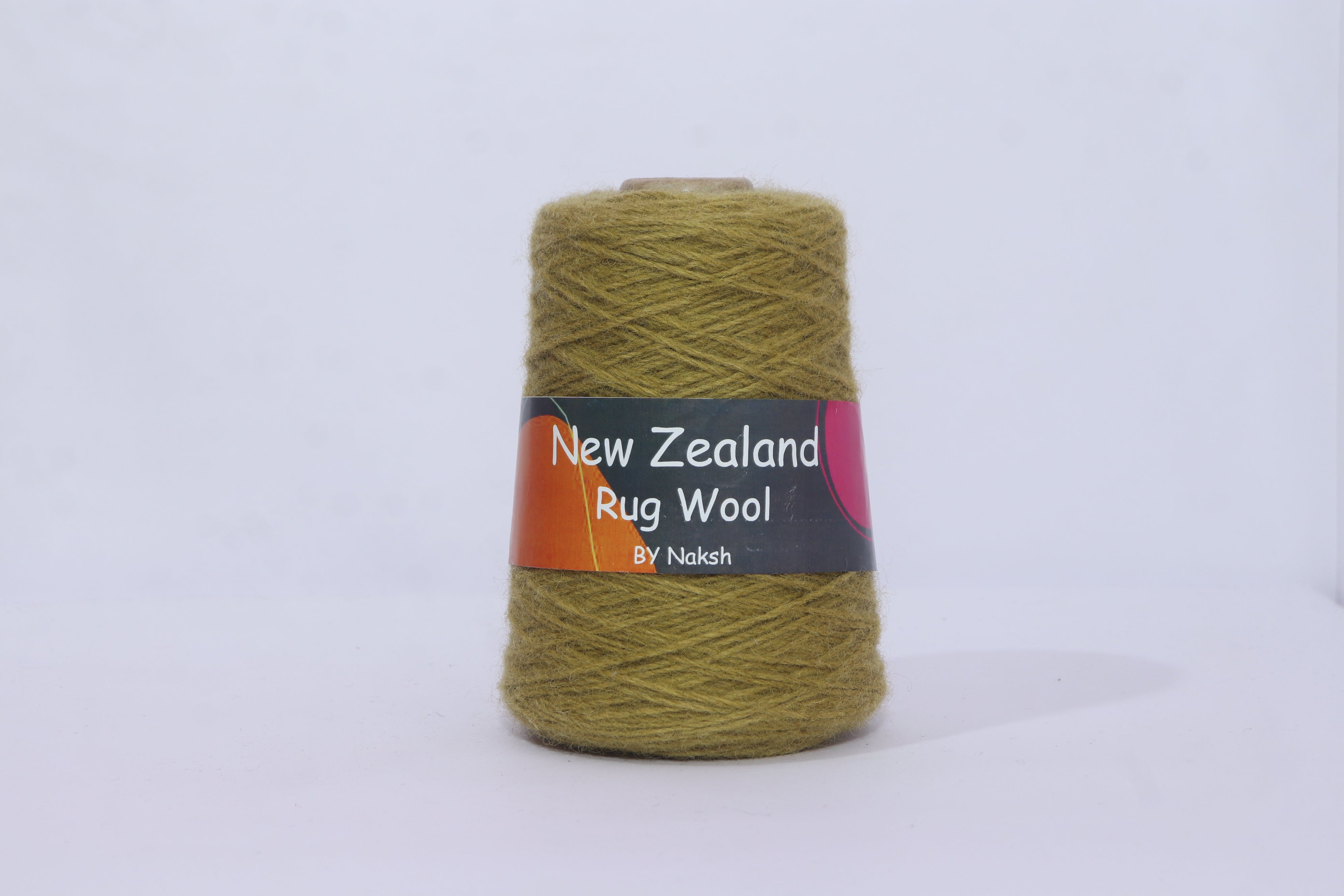 3ply NZ Tufting Wool Yarn - (03-Dark Moss Green)/450gram