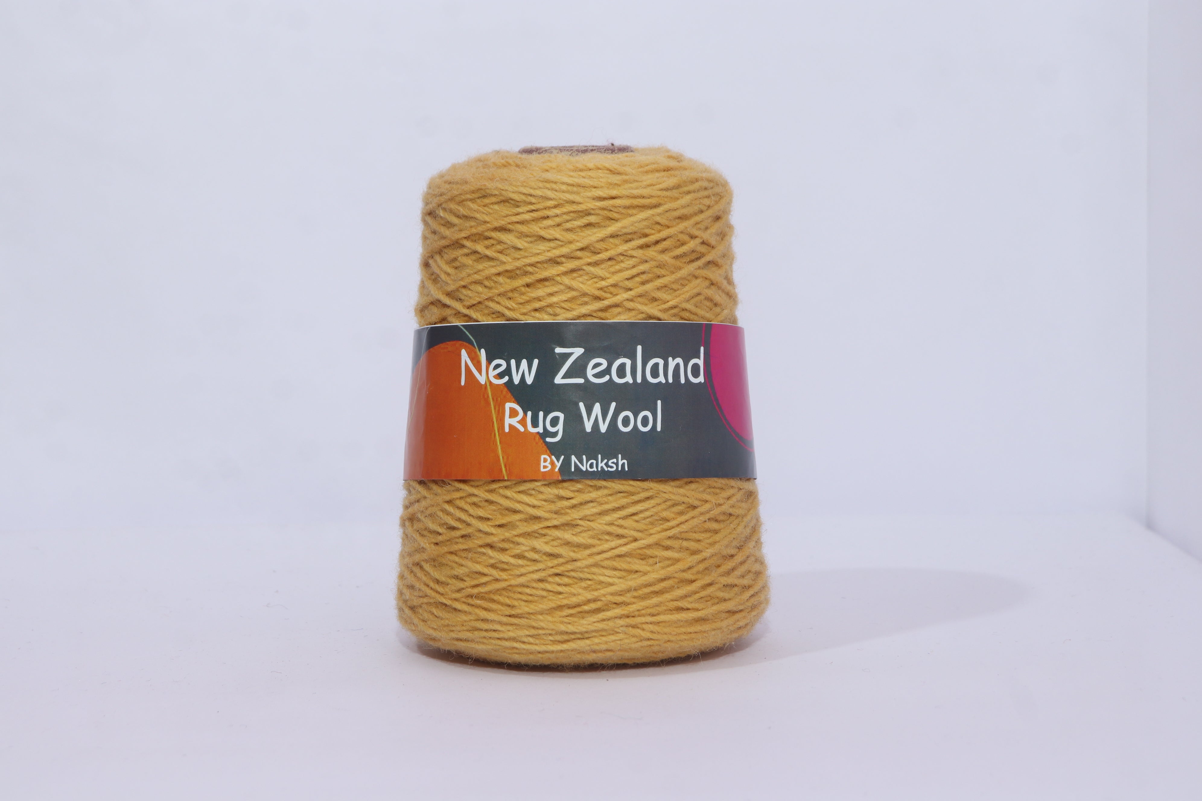 3ply NZ Tufting Wool Yarn - (19-Dark Mustard)/450gram
