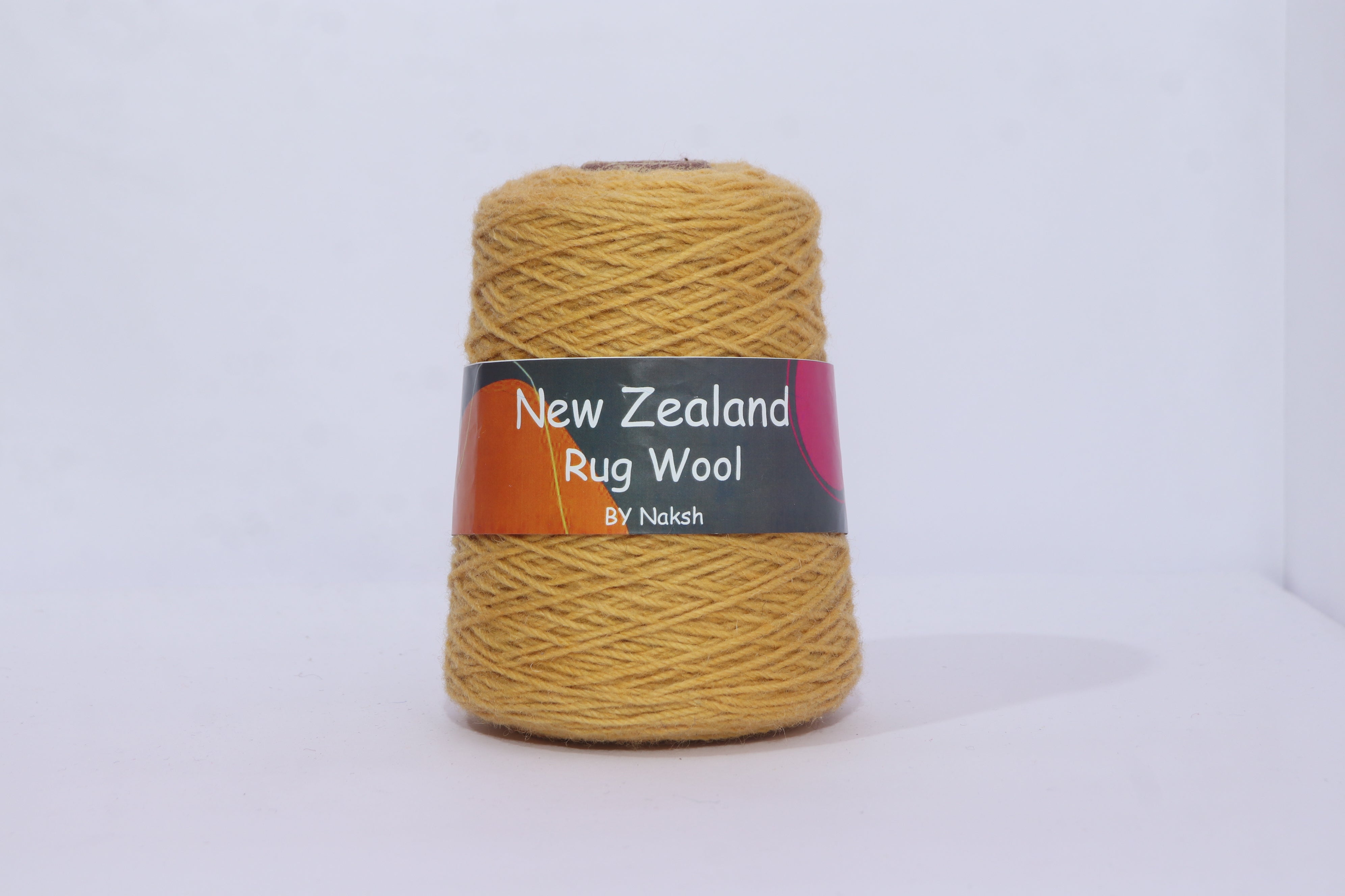 3ply NZ Tufting Wool Yarn - (19-Dark Mustard)/450gram