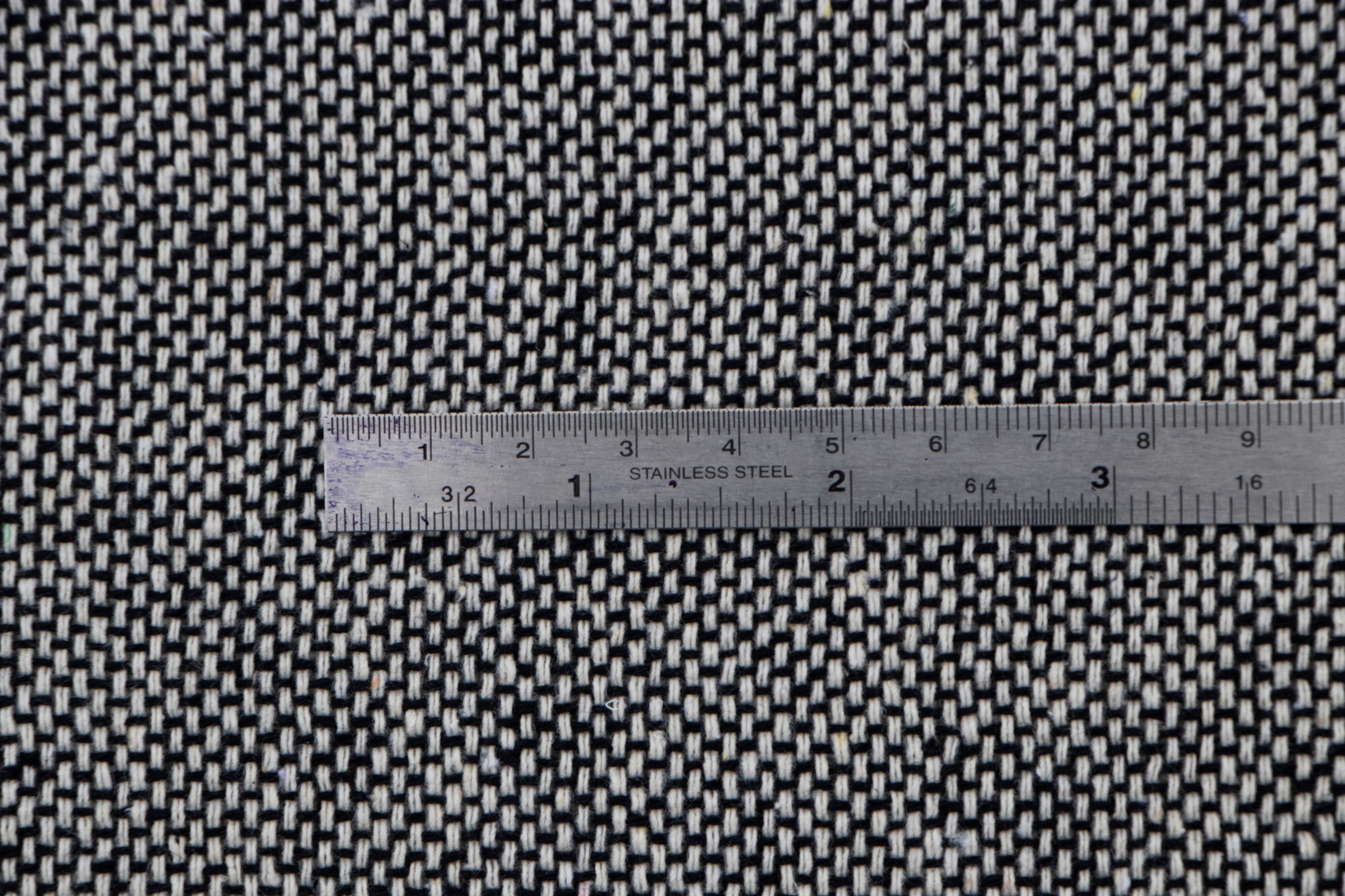 Final Backing fabric/ Secondary Tufting Fabric- (Gray & Black)
