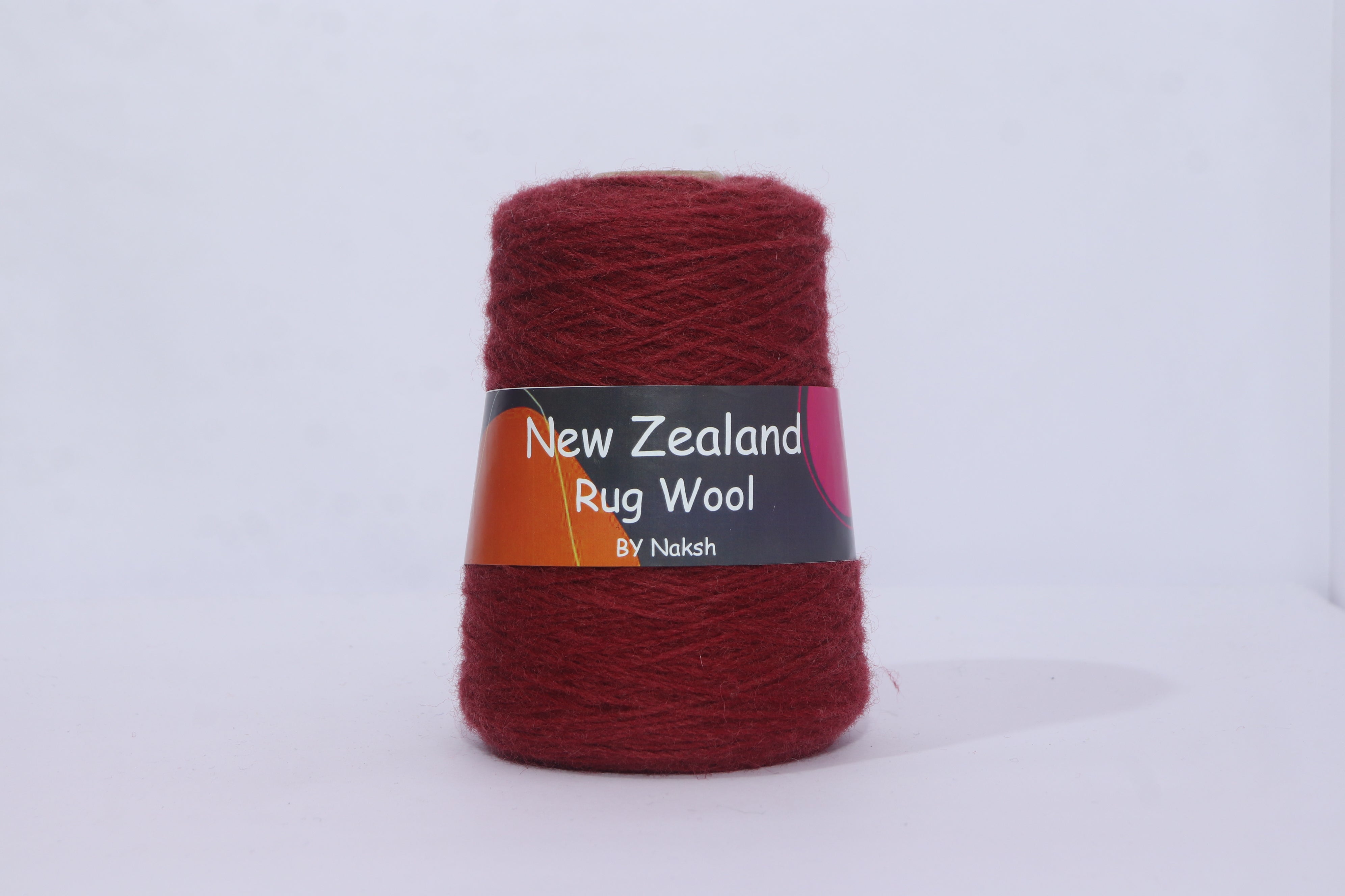 3ply NZ Tufting Wool Yarn - (21-Maroon Shade)/450gram