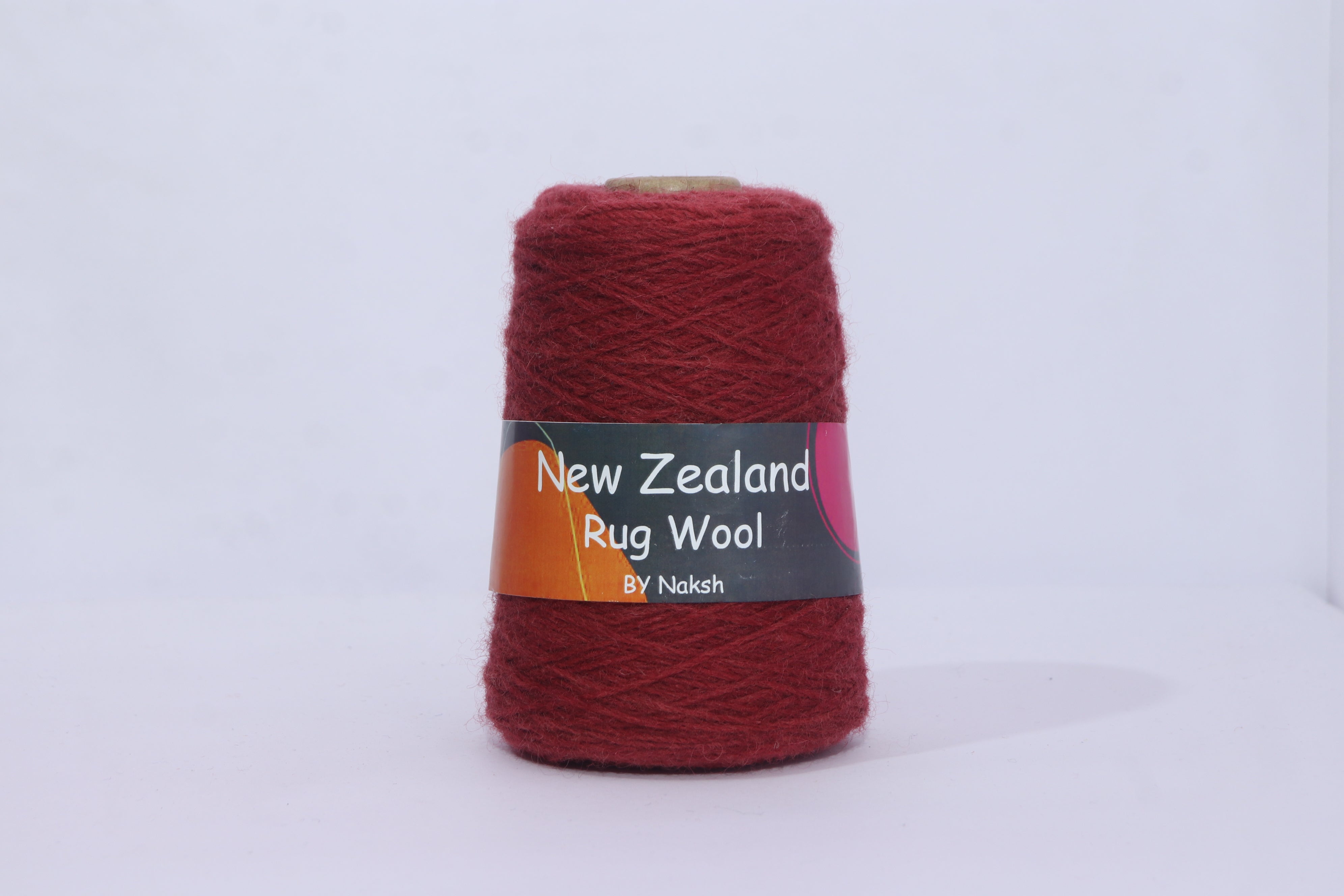 3ply NZ Tufting Wool Yarn - (21-Maroon Shade)/450gram