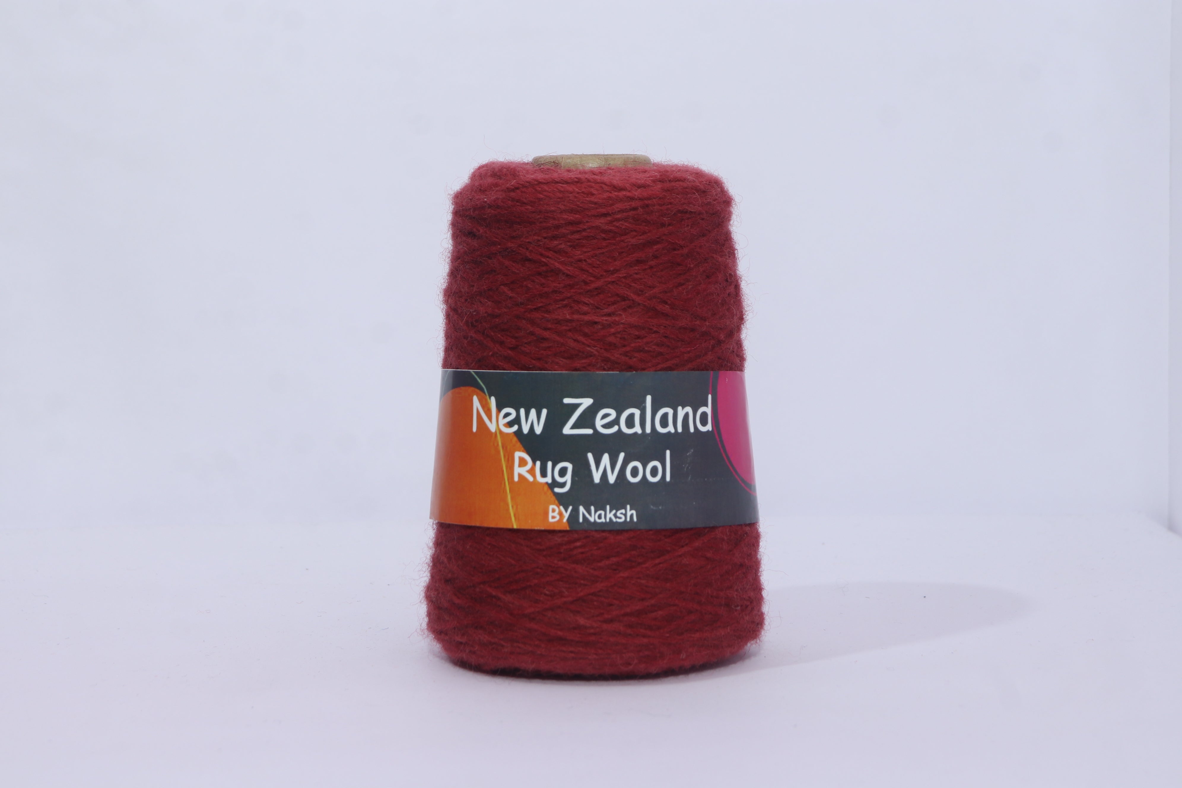 3ply NZ Tufting Wool Yarn - (21-Maroon Shade)/450gram