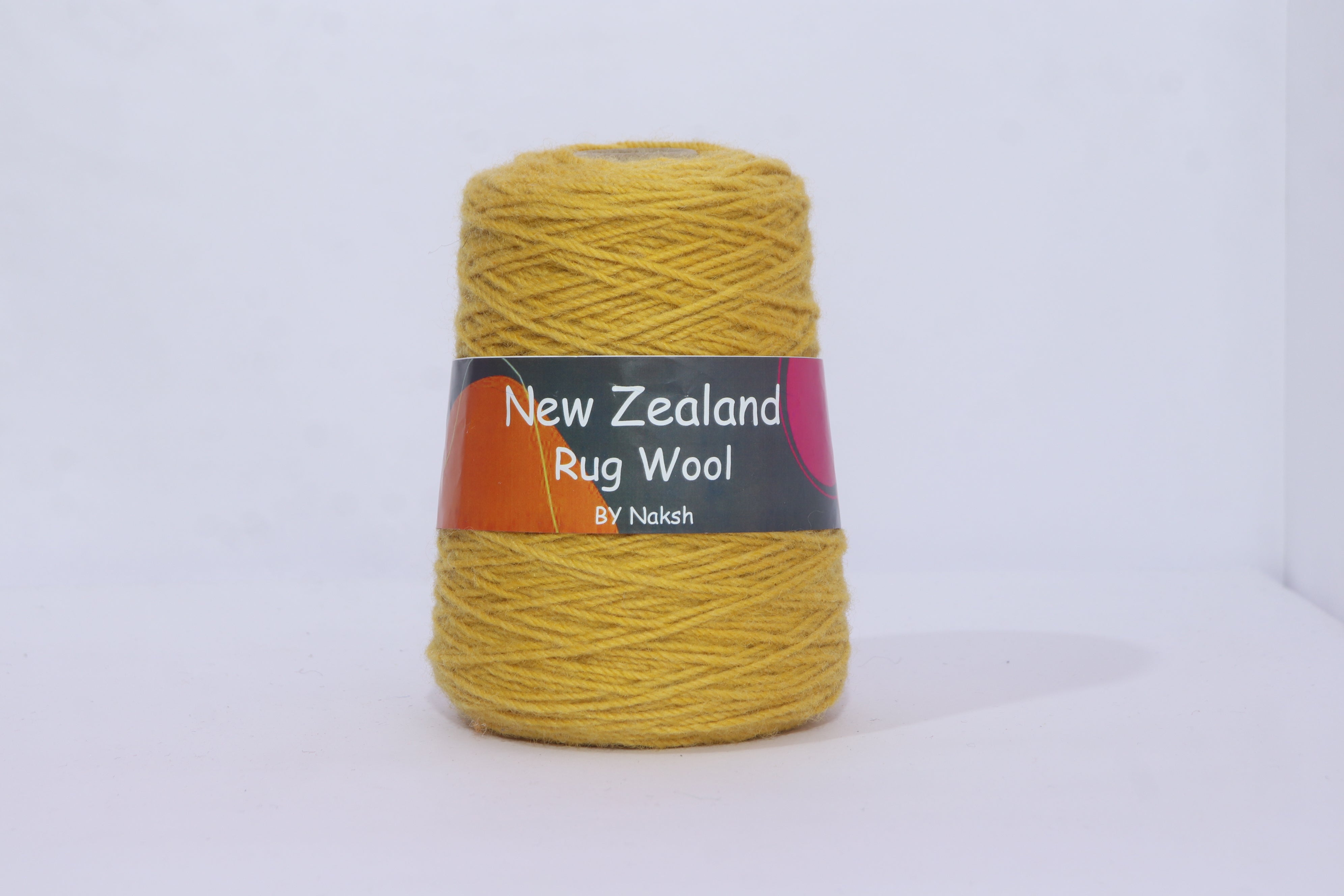 3ply NZ Tufting Wool Yarn - (23-Mustard)/450gram