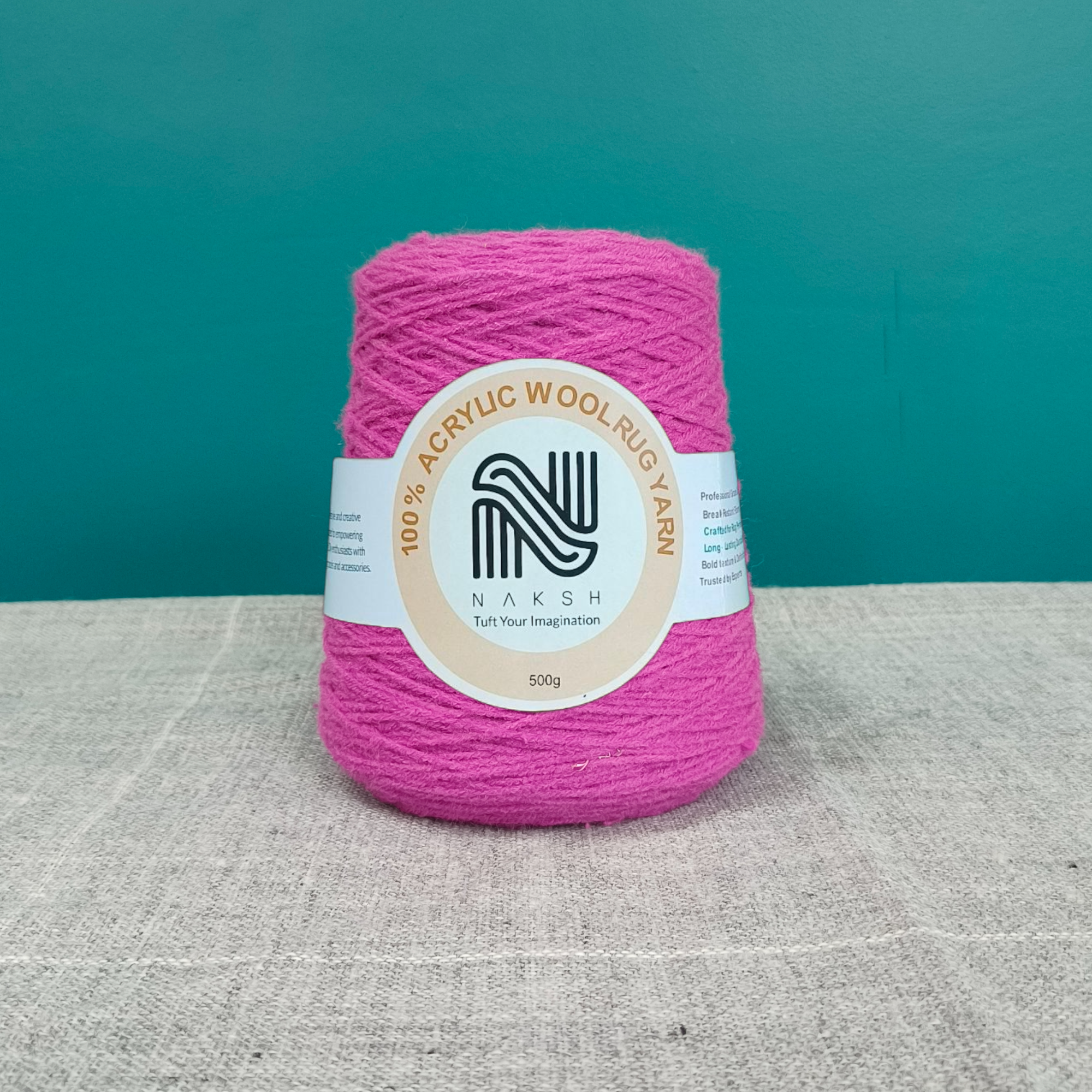 Acrylic Yarn β 4 Ply Soft & Durable Tufting Yarn and Knitting for Rugs, Crafts & DIY Projects