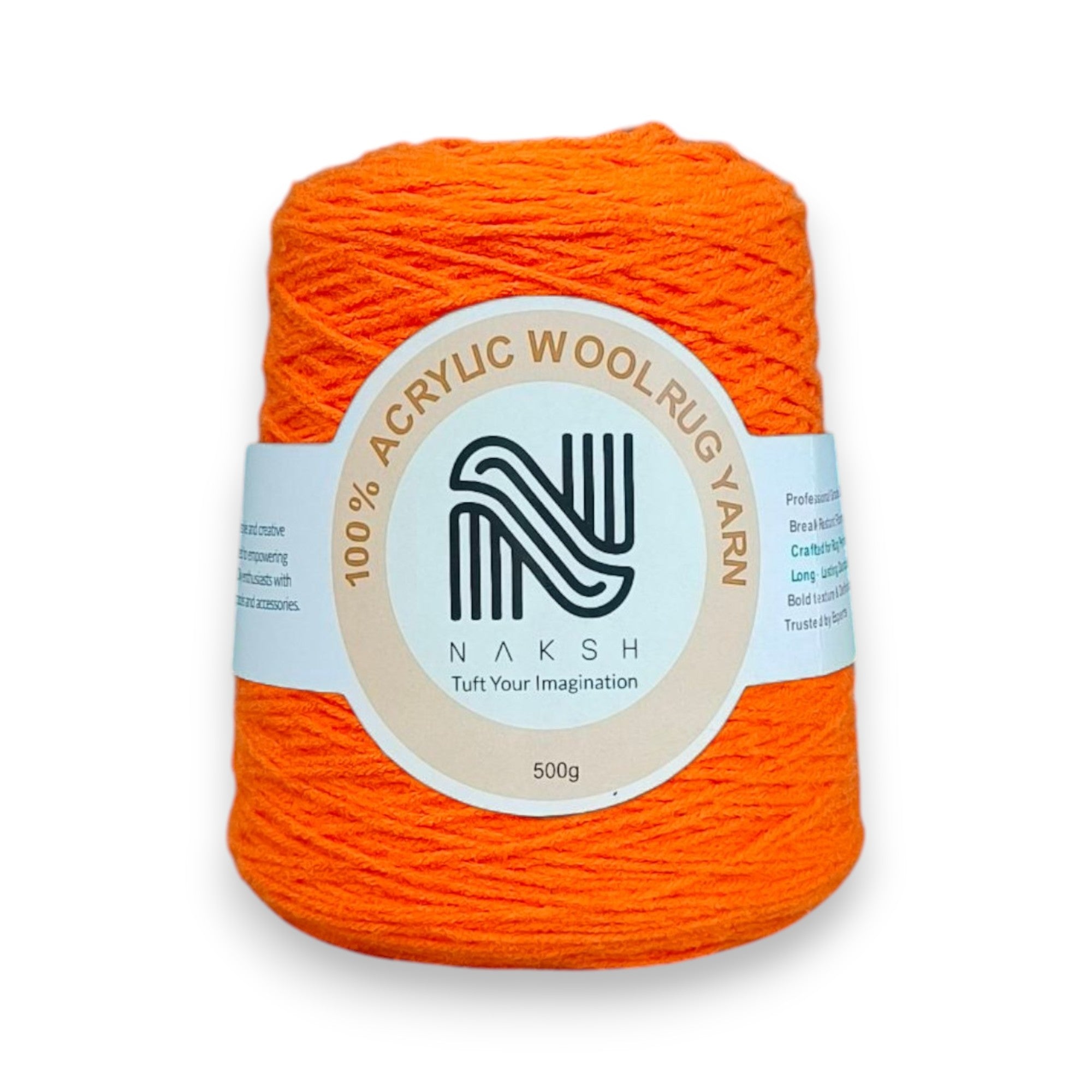 Acrylic Yarn – 4 Ply Soft & Durable Tufting Yarn and Knitting for Rugs, Crafts & DIY Projects