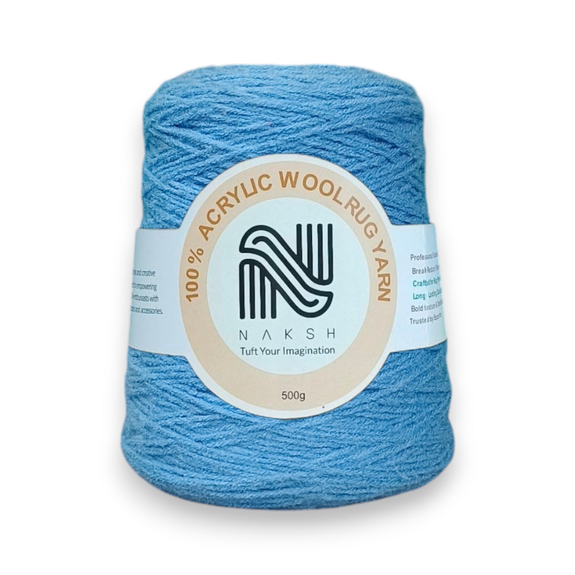 Acrylic Yarn – 4 Ply Soft & Durable Knitting and Tufting Yarn for Rugs, Crafts & DIY Projects