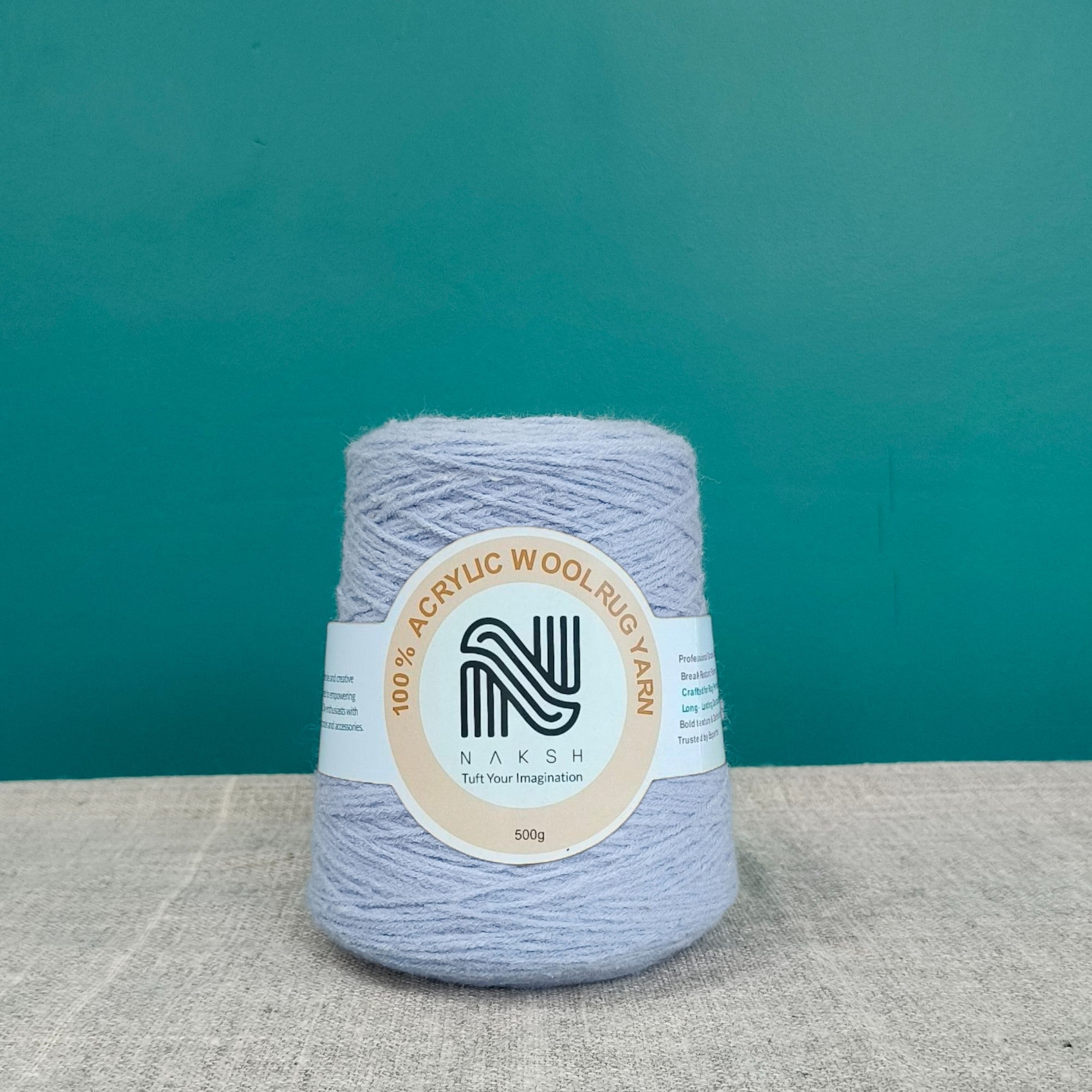 Acrylic Yarn β 4 Ply Soft & Durable Knitting and Tufting Yarn for Rugs, Crafts & DIY Projects