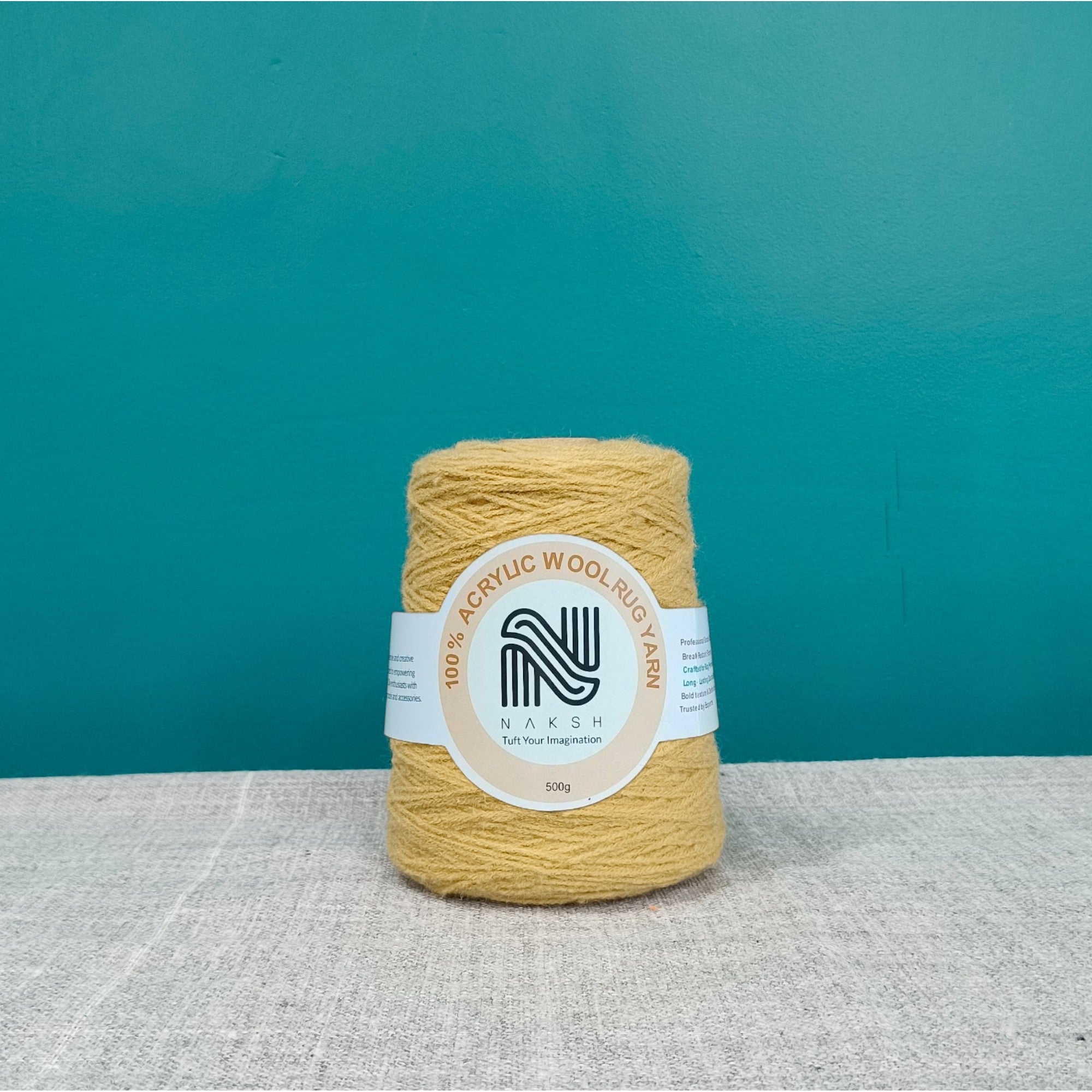 Acrylic Yarn β 4 Ply Soft & Durable Knitting and Tufting Yarn for Rugs, Crafts & DIY Projects