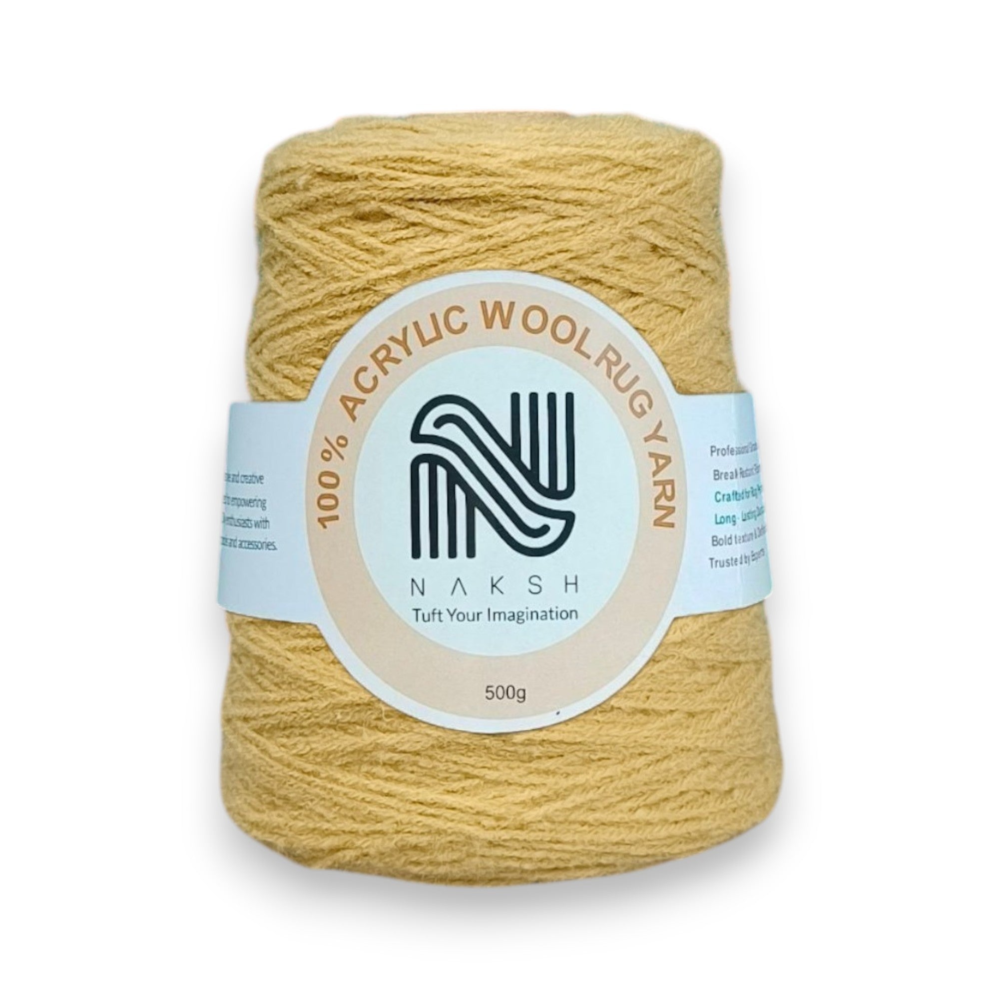 Acrylic Yarn – 4 Ply Soft & Durable Knitting and Tufting Yarn for Rugs, Crafts & DIY Projects