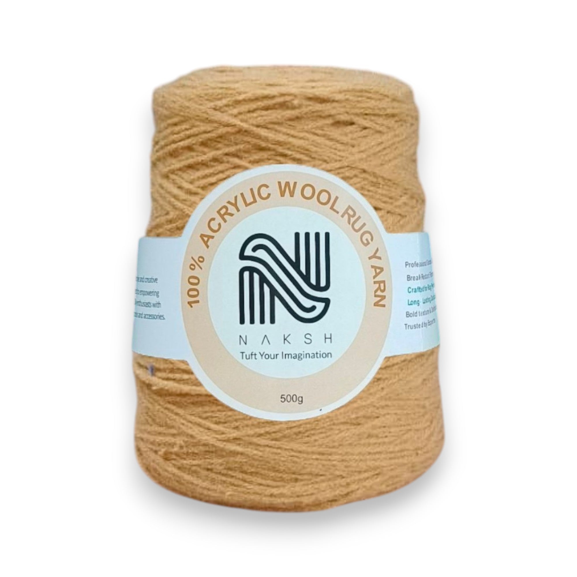 Acrylic Yarn – 4 Ply Soft & Durable Knitting and Tufting Yarn for Rugs, Crafts & DIY Projects