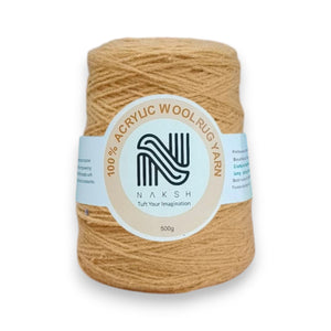 Acrylic Yarn – 4 Ply Soft & Durable Knitting and Tufting Yarn for Rugs, Crafts & DIY Projects