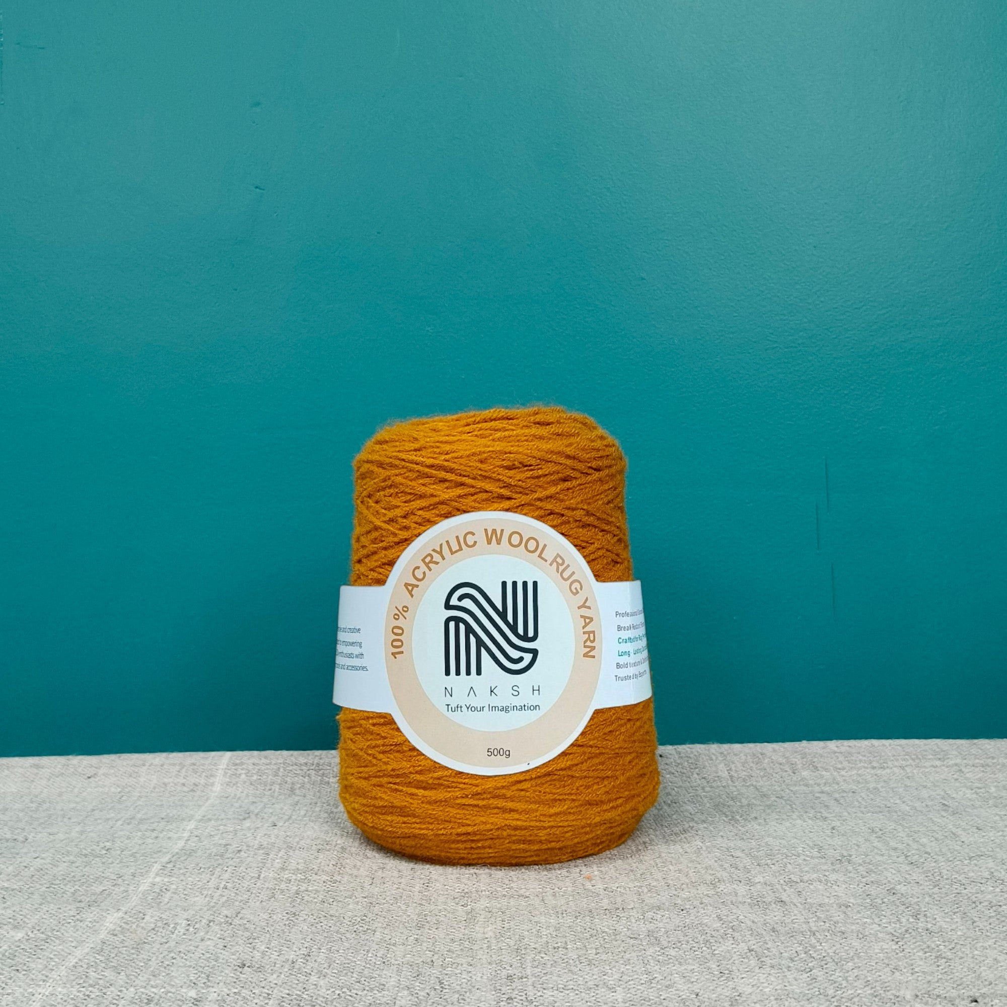 Acrylic Yarn β 4 Ply Soft & Durable Knitting and Tufting Yarn for Rugs, Crafts & DIY Projects