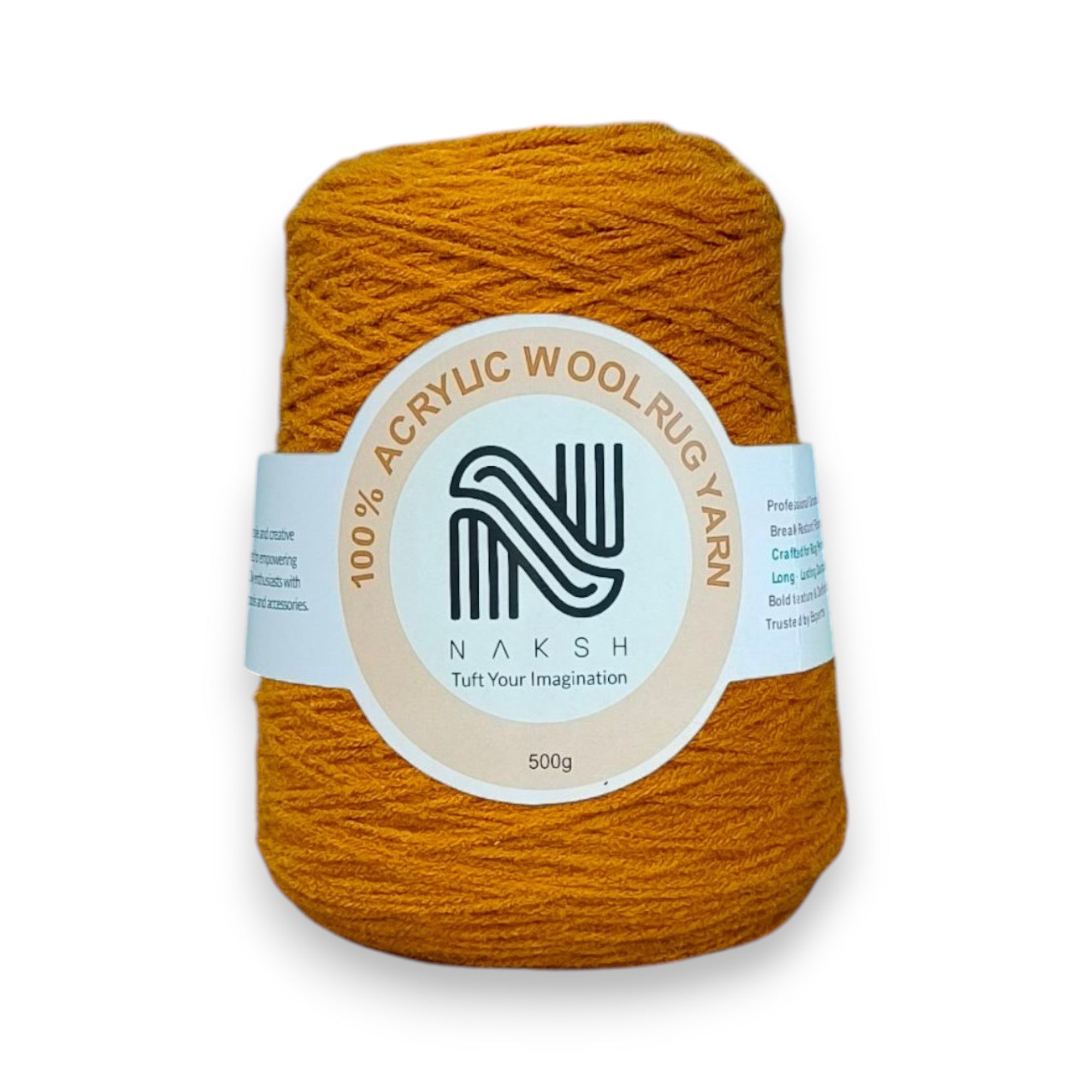 Acrylic Yarn – 4 Ply Soft & Durable Knitting and Tufting Yarn for Rugs, Crafts & DIY Projects