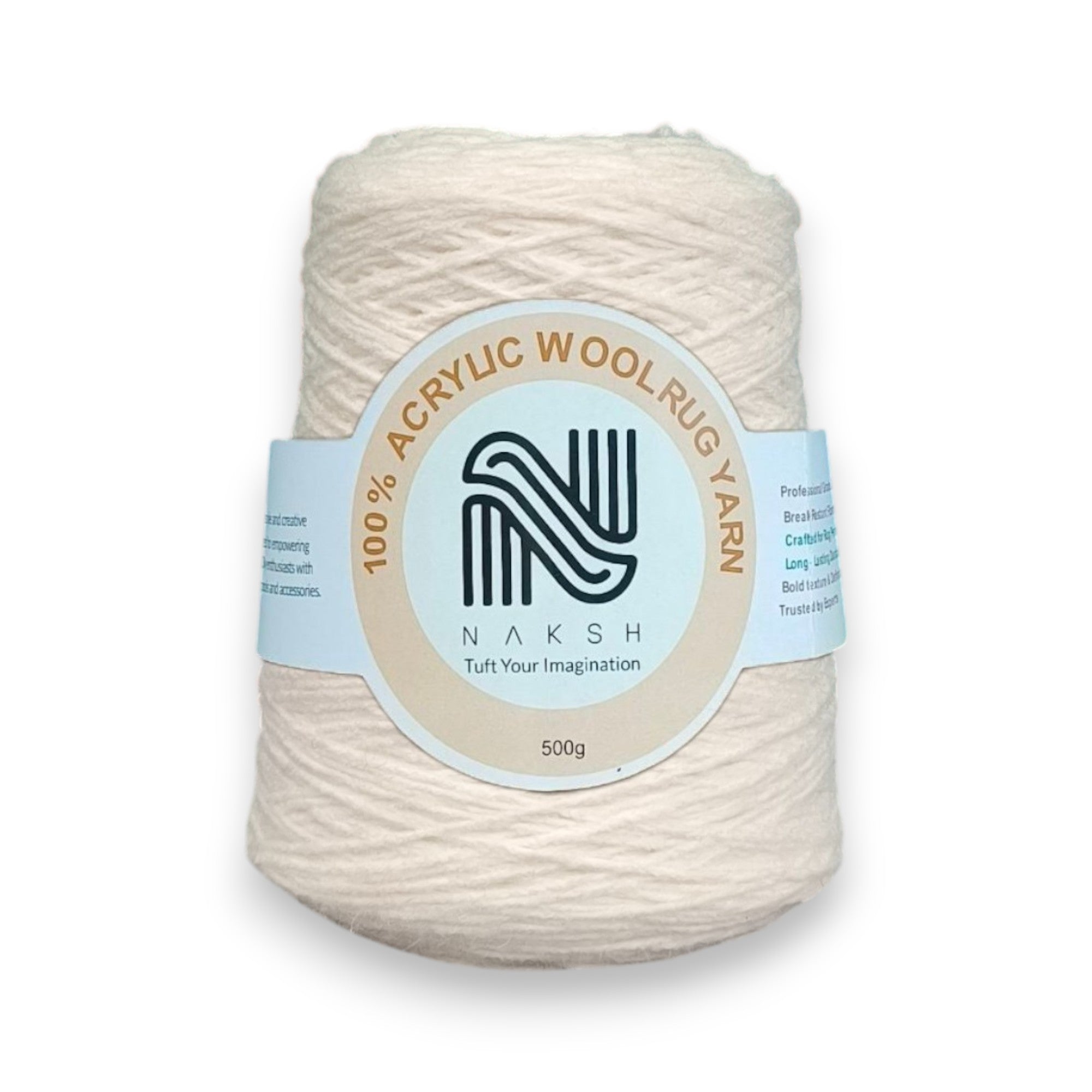 Acrylic Yarn – 4 Ply Soft & Durable Knitting and Tufting Yarn for Rugs, Crafts & DIY Projects