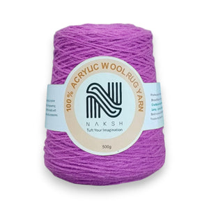 Acrylic Yarn – 4 Ply Soft & Durable Knitting and Tufting Yarn for Rugs, Crafts & DIY Projects
