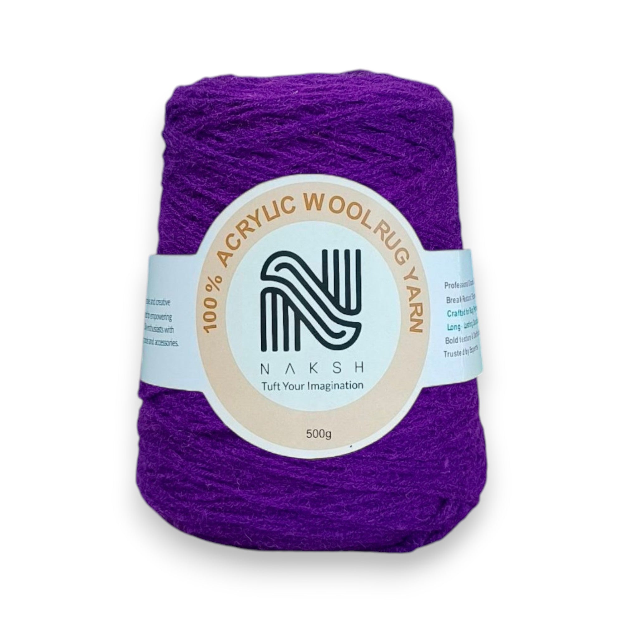 Acrylic Yarn – 4 Ply Soft & Durable Knitting and Tufting Yarn for Rugs, Crafts & DIY Projects