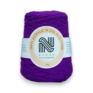Acrylic Yarn – 4 Ply Soft & Durable Knitting and Tufting Yarn for Rugs, Crafts & DIY Projects
