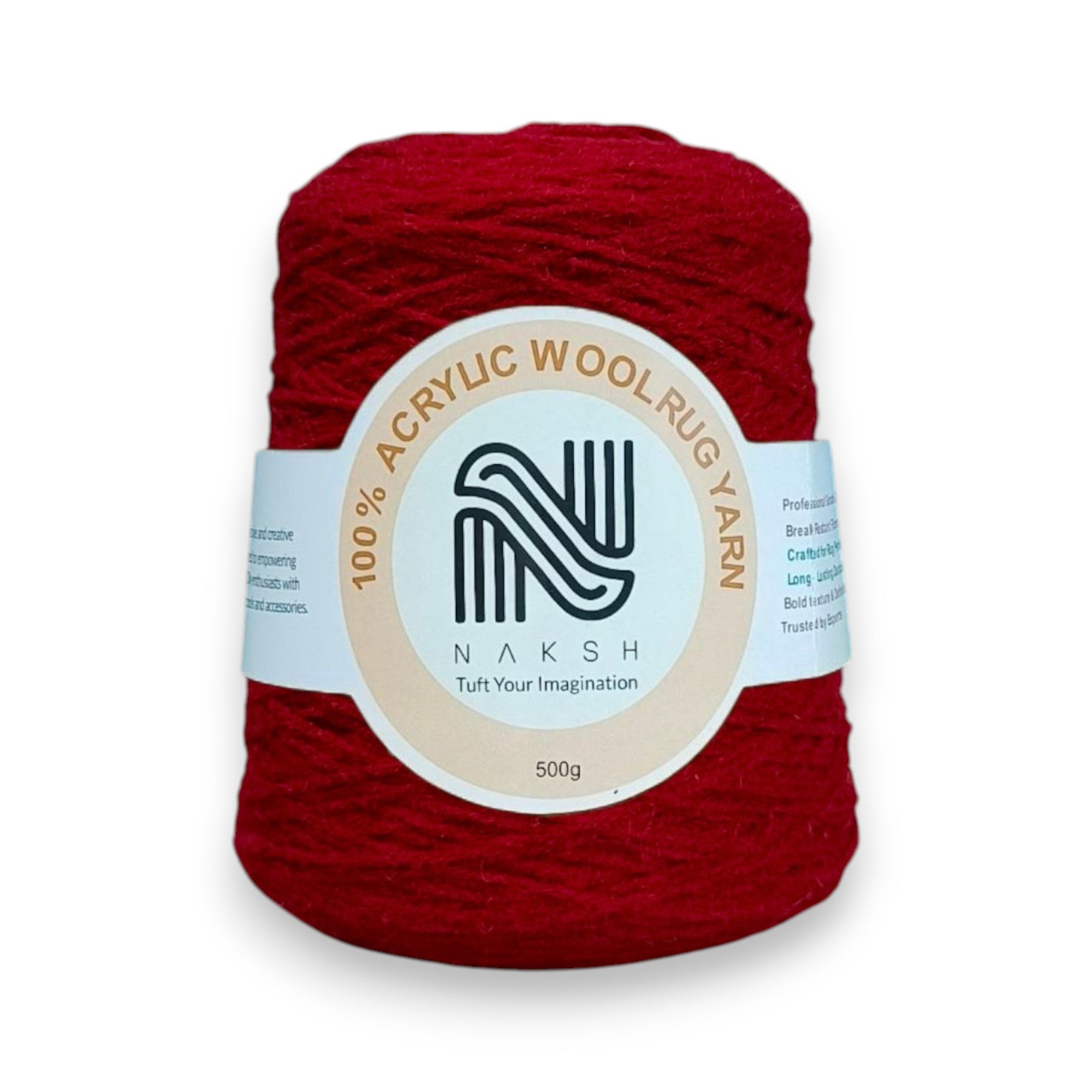Acrylic Yarn – 4 Ply Soft & Durable Knitting and Tufting Yarn for Rugs, Crafts & DIY Projects