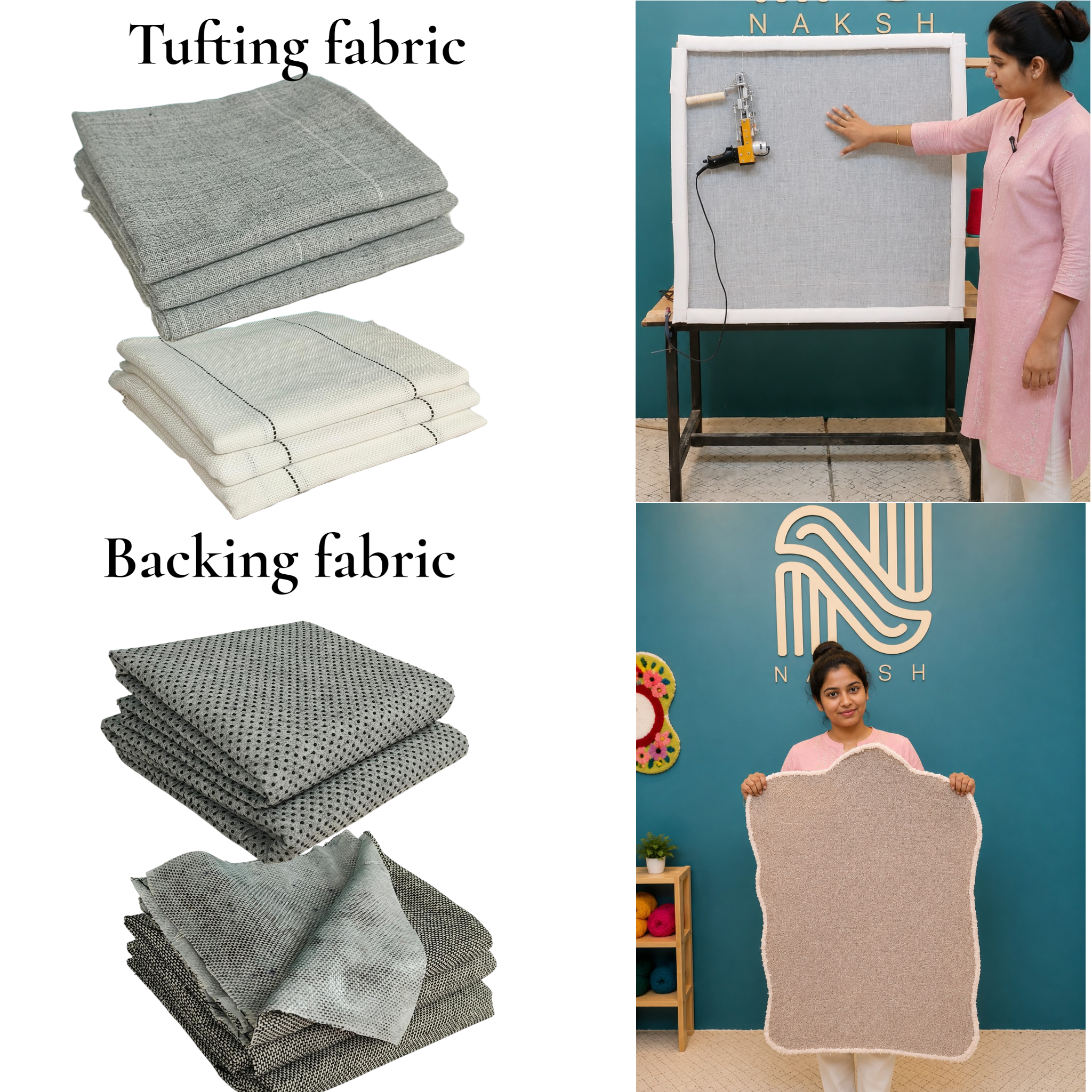 Naksh Professional Rug Tufting Kit | Complete Tufting Machine Business Setup Kit for Rug Making 1
