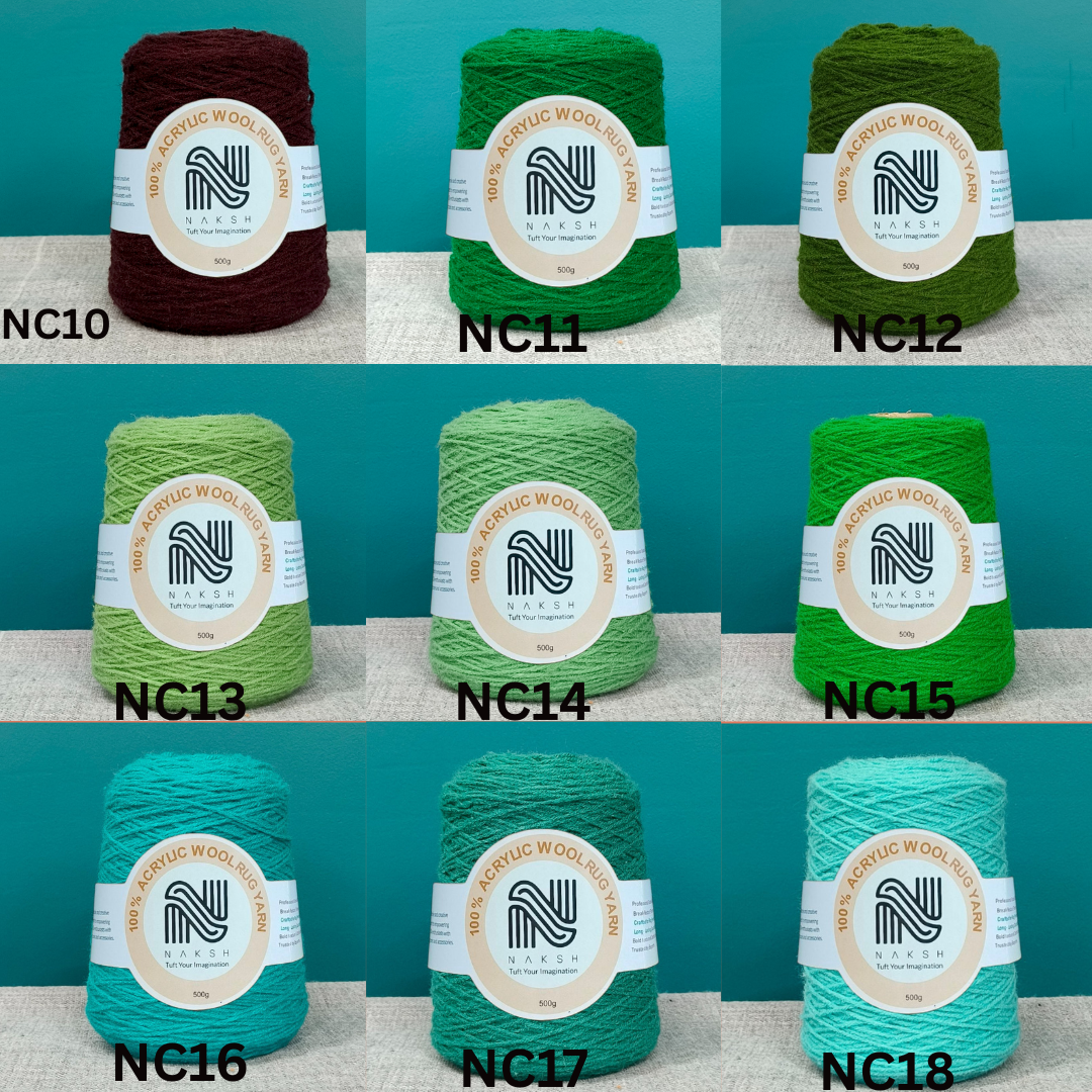 Acrylic Yarn β 4 Ply Soft & Durable Knitting and Tufting Yarn for Rugs, Crafts & DIY Projects