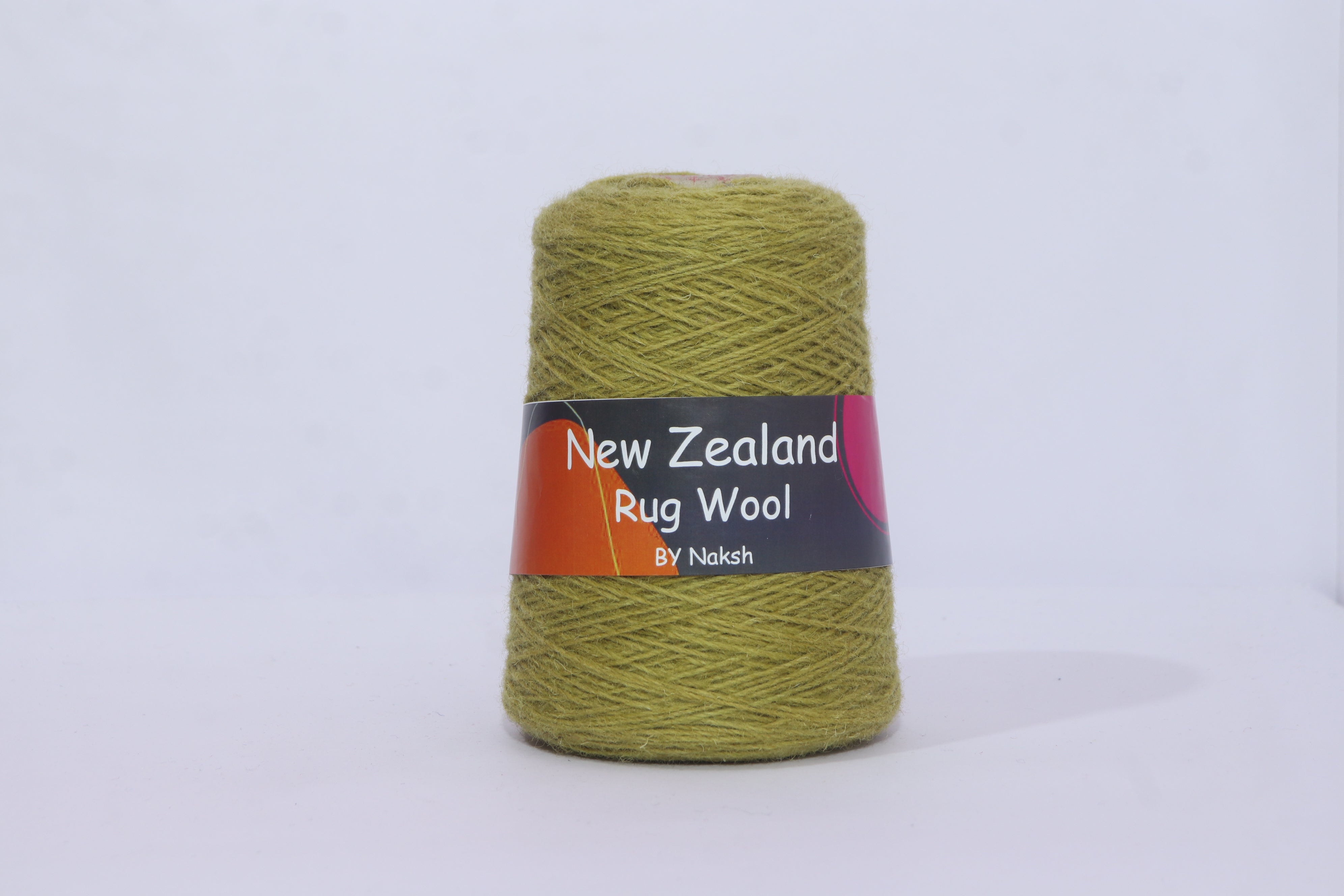 3ply NZ Tufting Wool Yarn - (07-Olive)/500gram