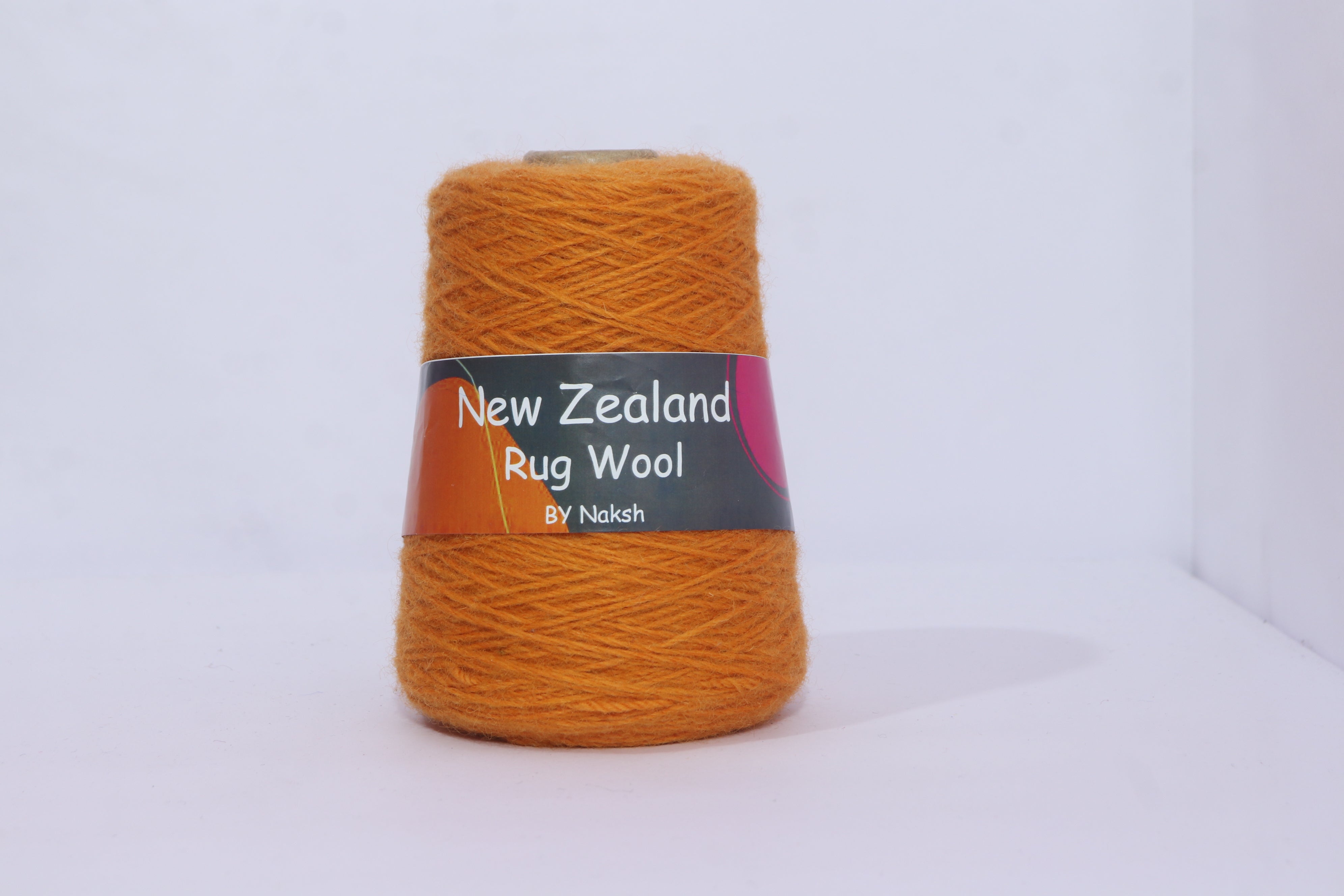3ply NZ Tufting Wool Yarn - (26-Orange)/450gram