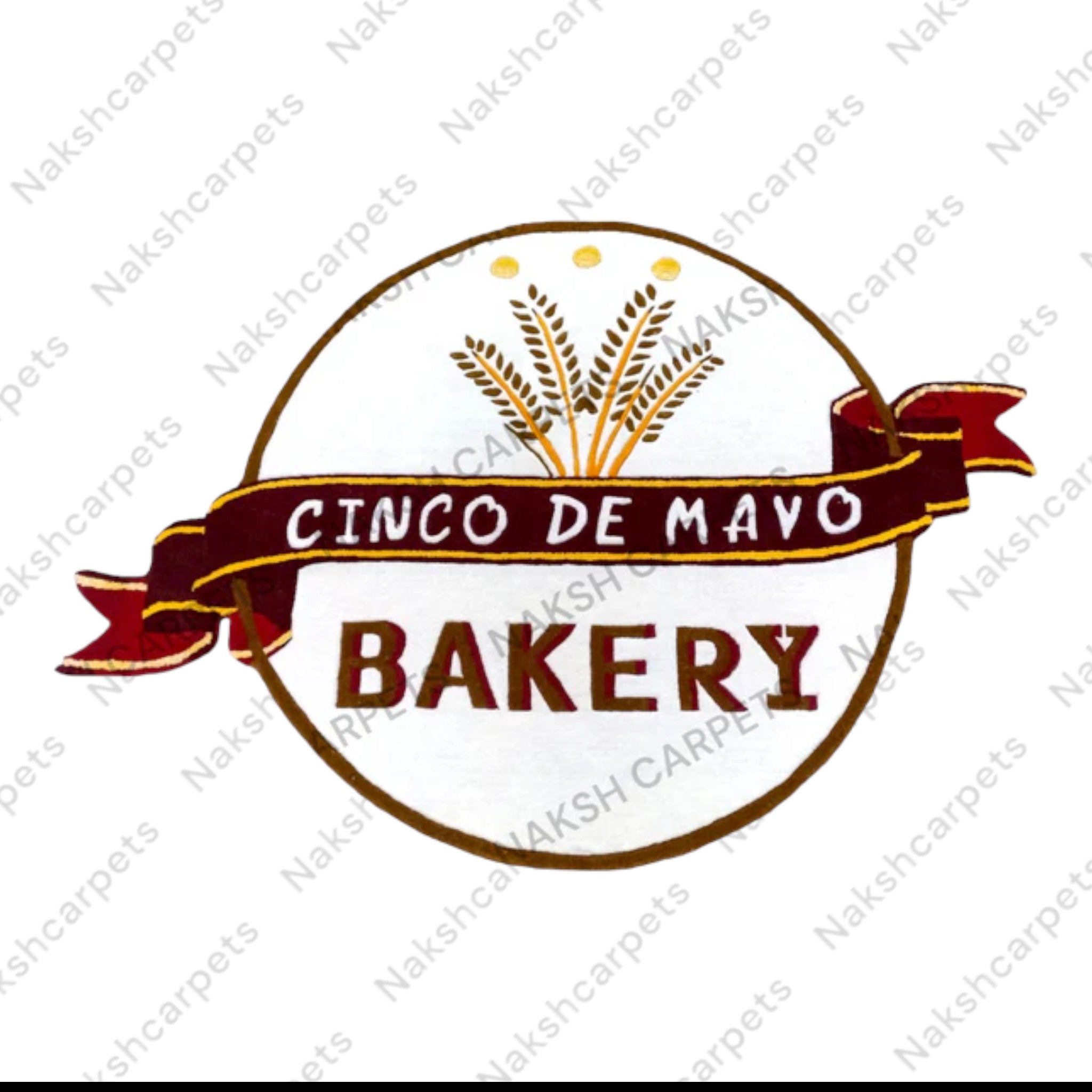 Bakery White Customised Rug 60x60CM